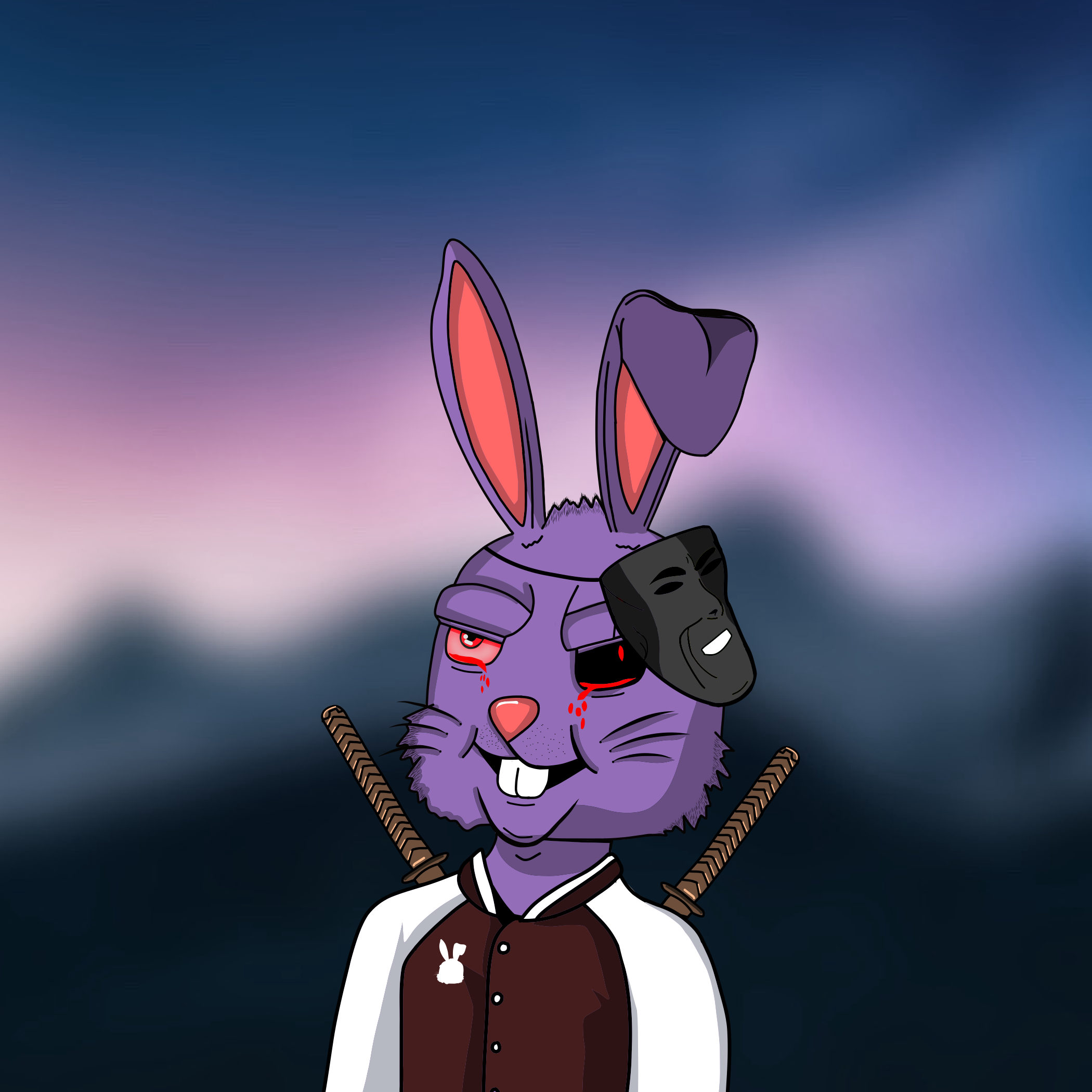 Mean Rabbit V1 #483 NFT on Algorand