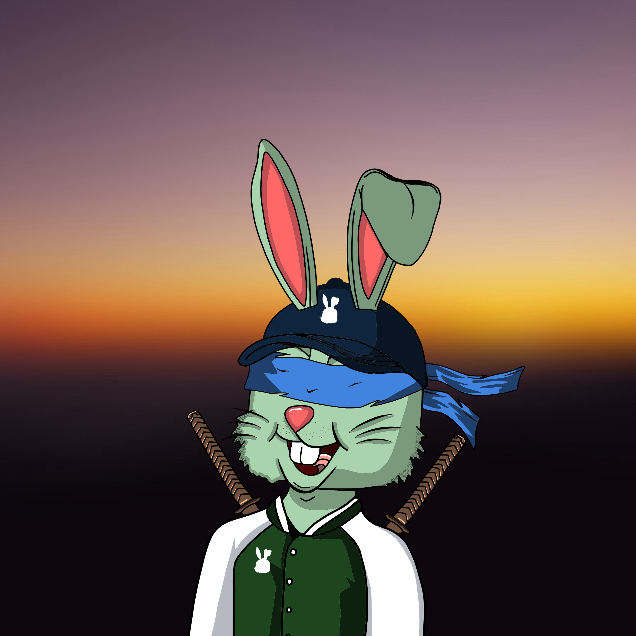 Mean Rabbit V1 #489 NFT on Algorand