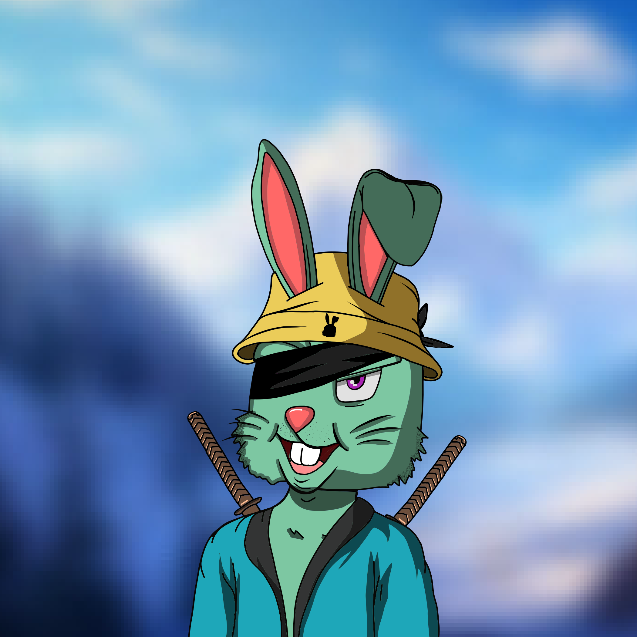 Mean Rabbit V1 #490 NFT on Algorand