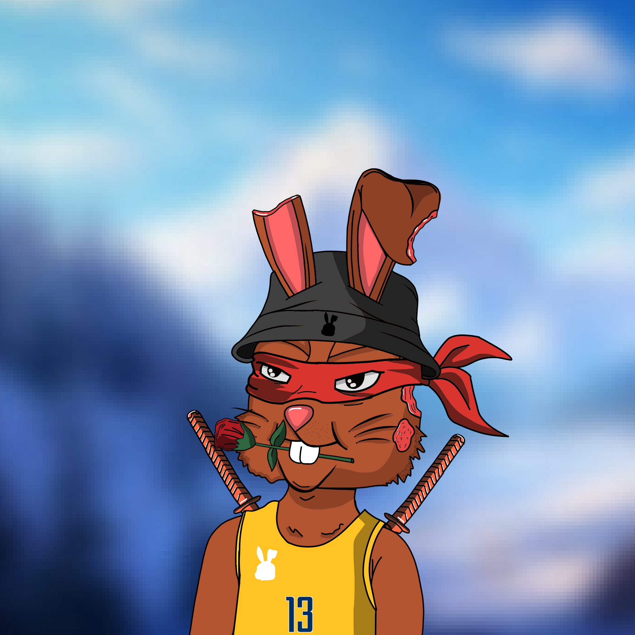 Mean Rabbit V1 #492 NFT on Algorand