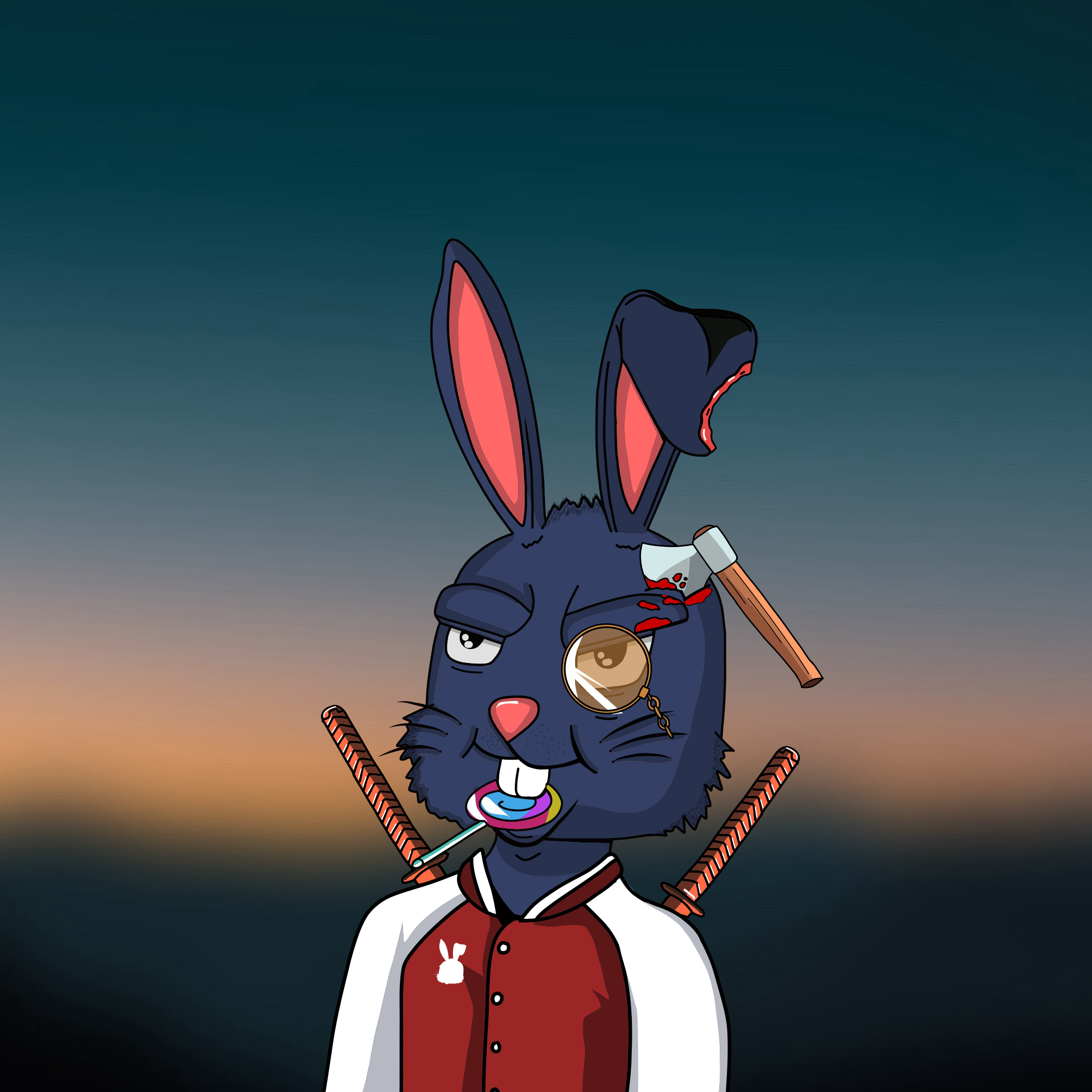 Mean Rabbit V1 #494 NFT on Algorand