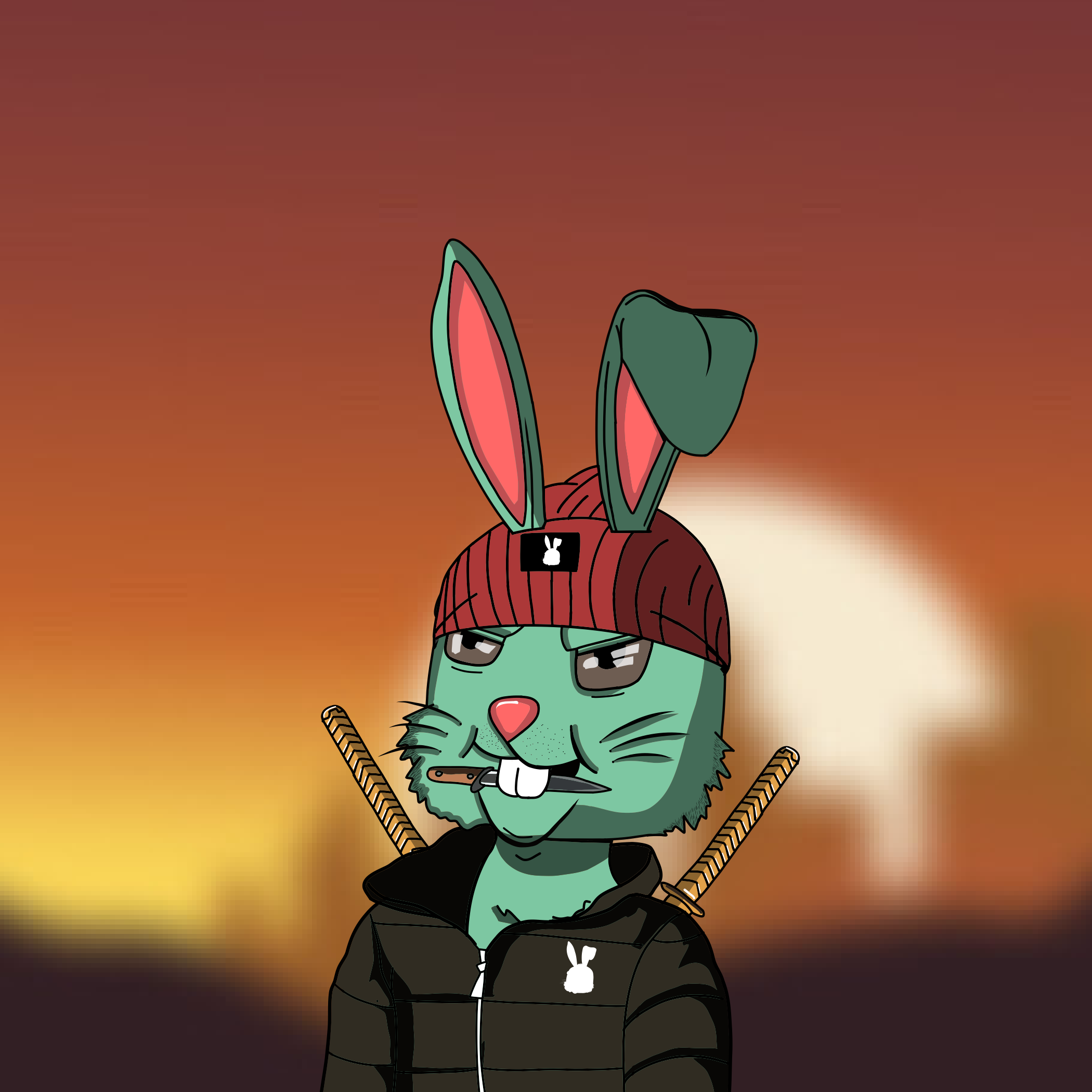 Mean Rabbit V1 #495 NFT on Algorand