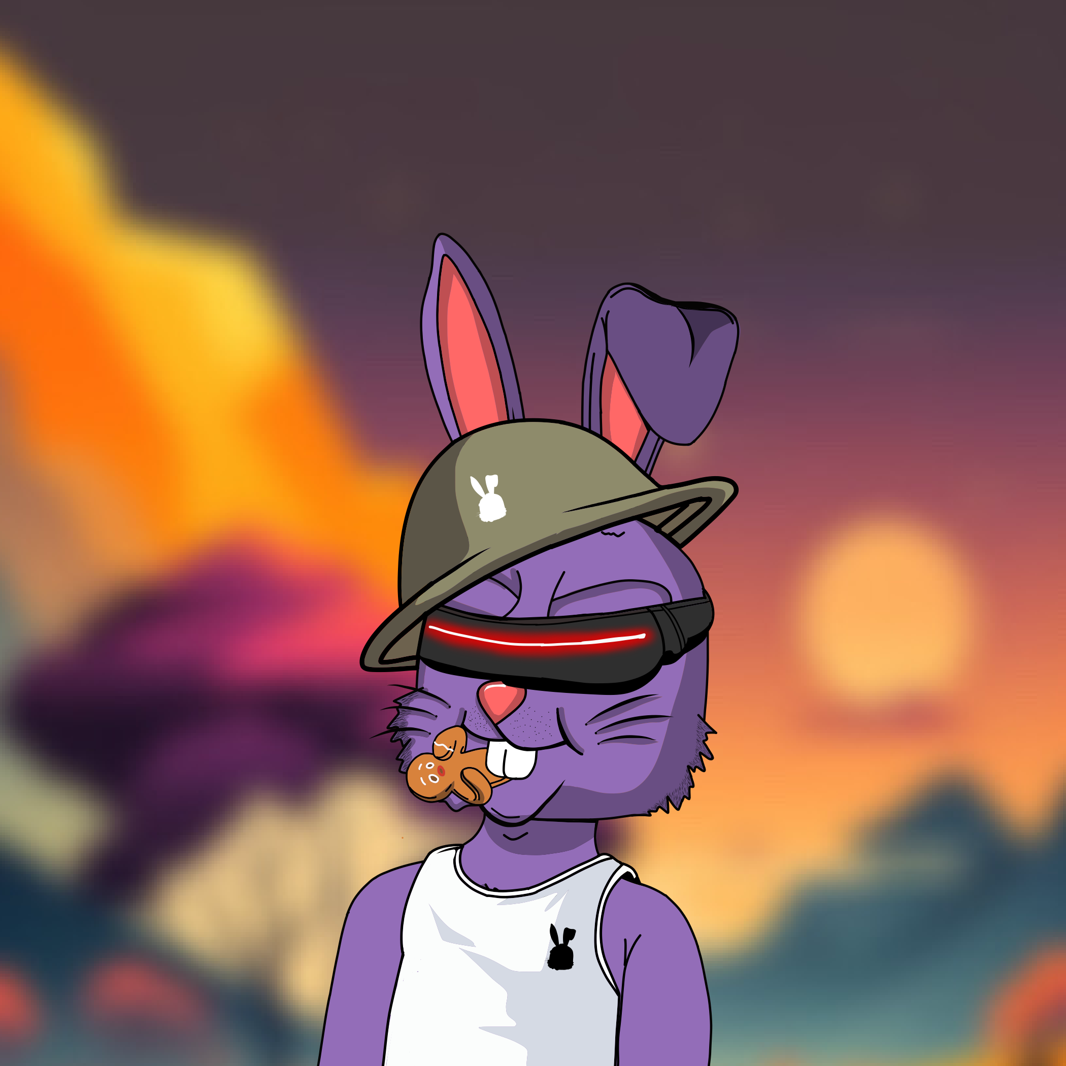 Mean Rabbit V1 #496 NFT on Algorand