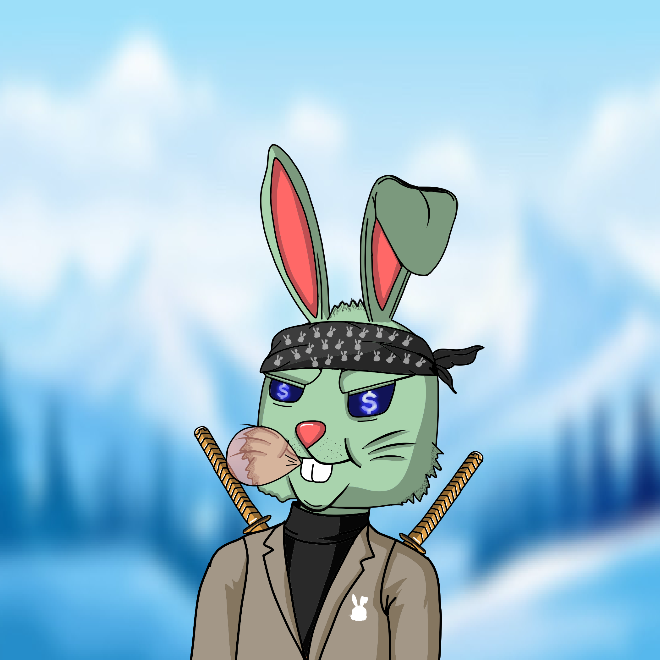 Mean Rabbit V1 #628 NFT on Algorand