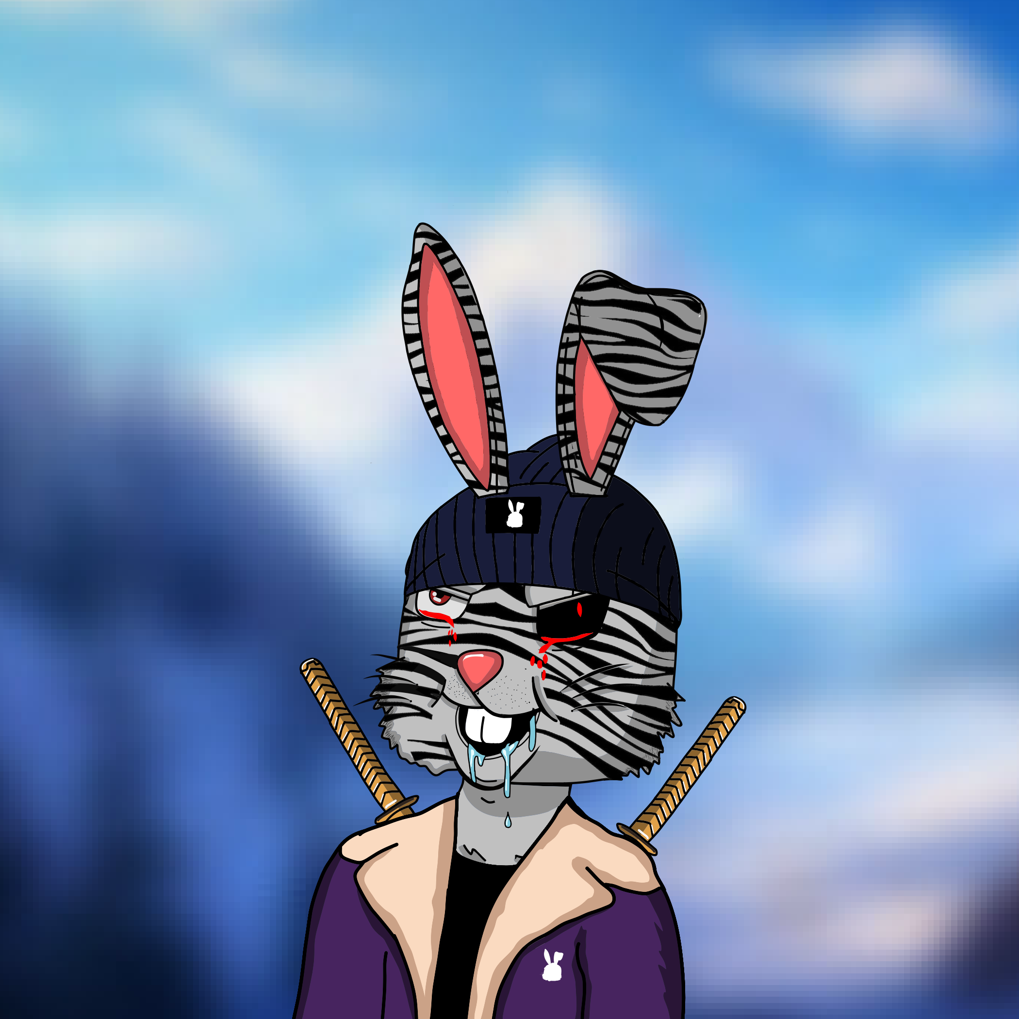 Mean Rabbit V1 #636 NFT on Algorand