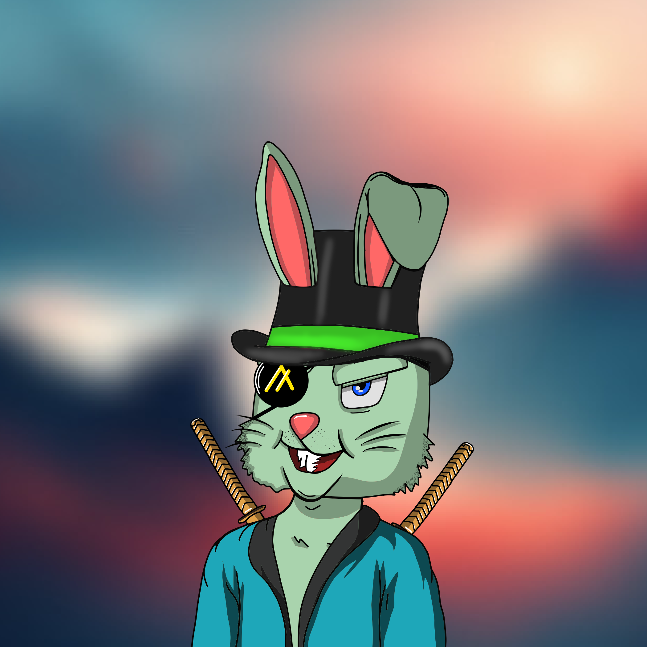 Mean Rabbit V1 #639 NFT on Algorand