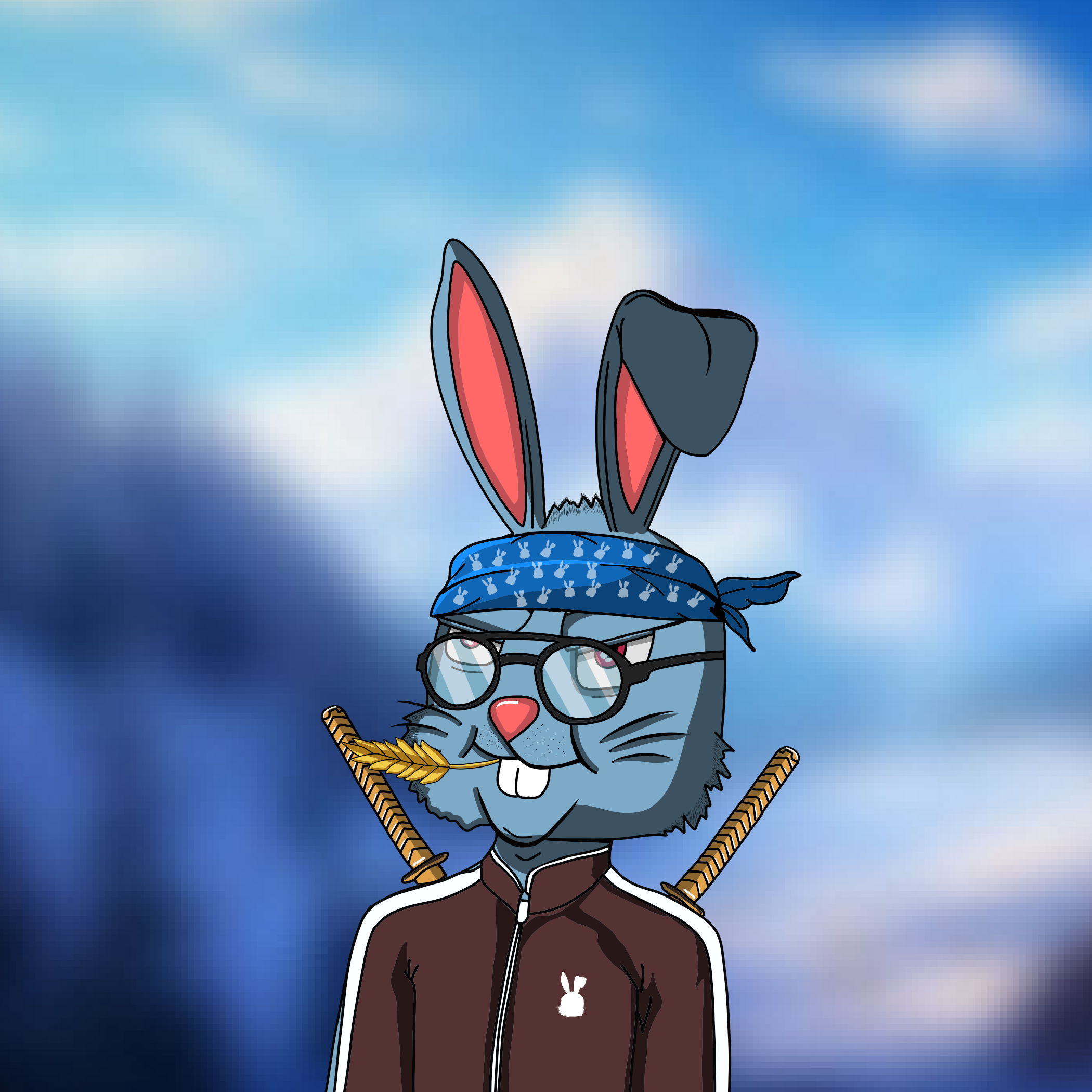 Mean Rabbit V1 #673 NFT on Algorand