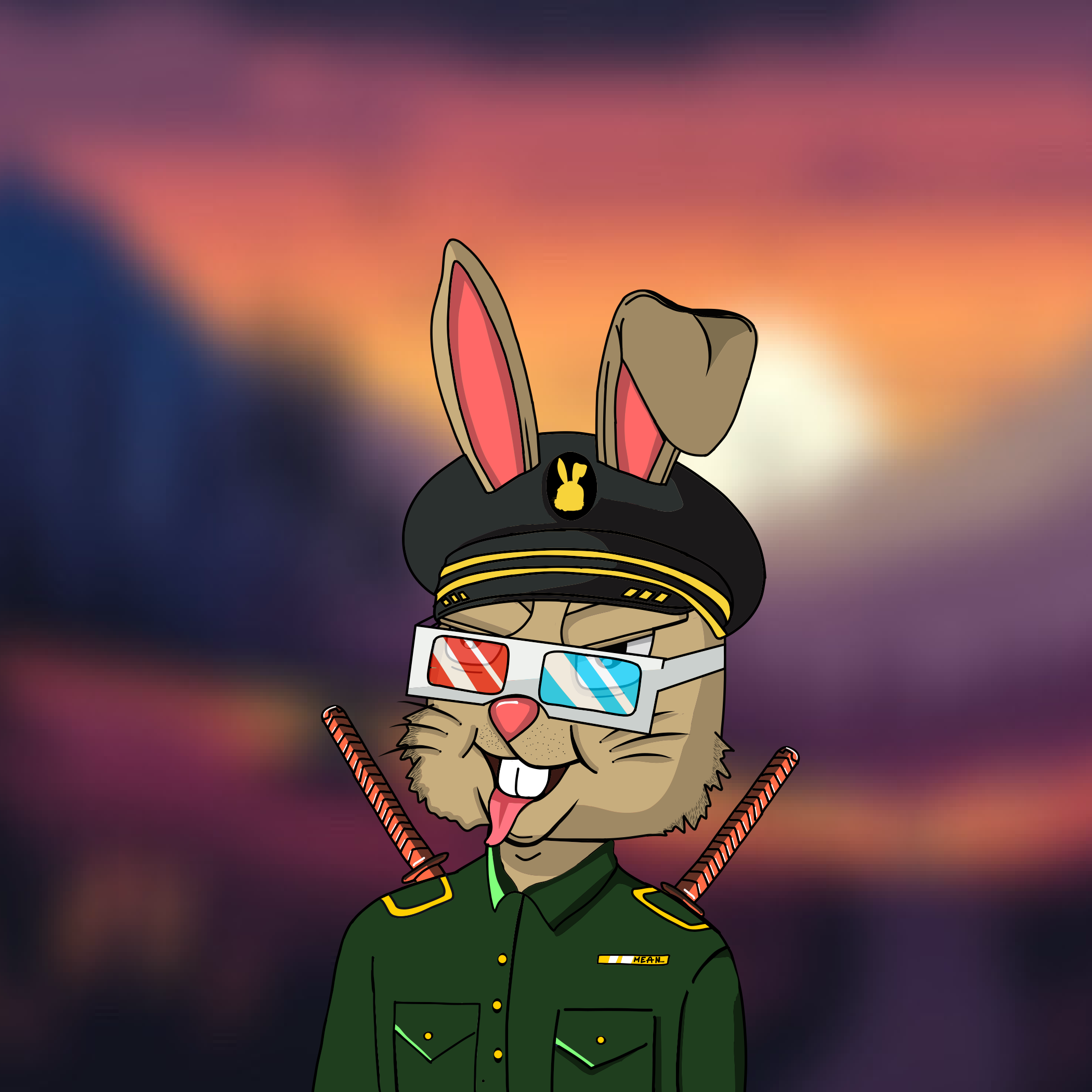 Mean Rabbit V1 #680 NFT on Algorand