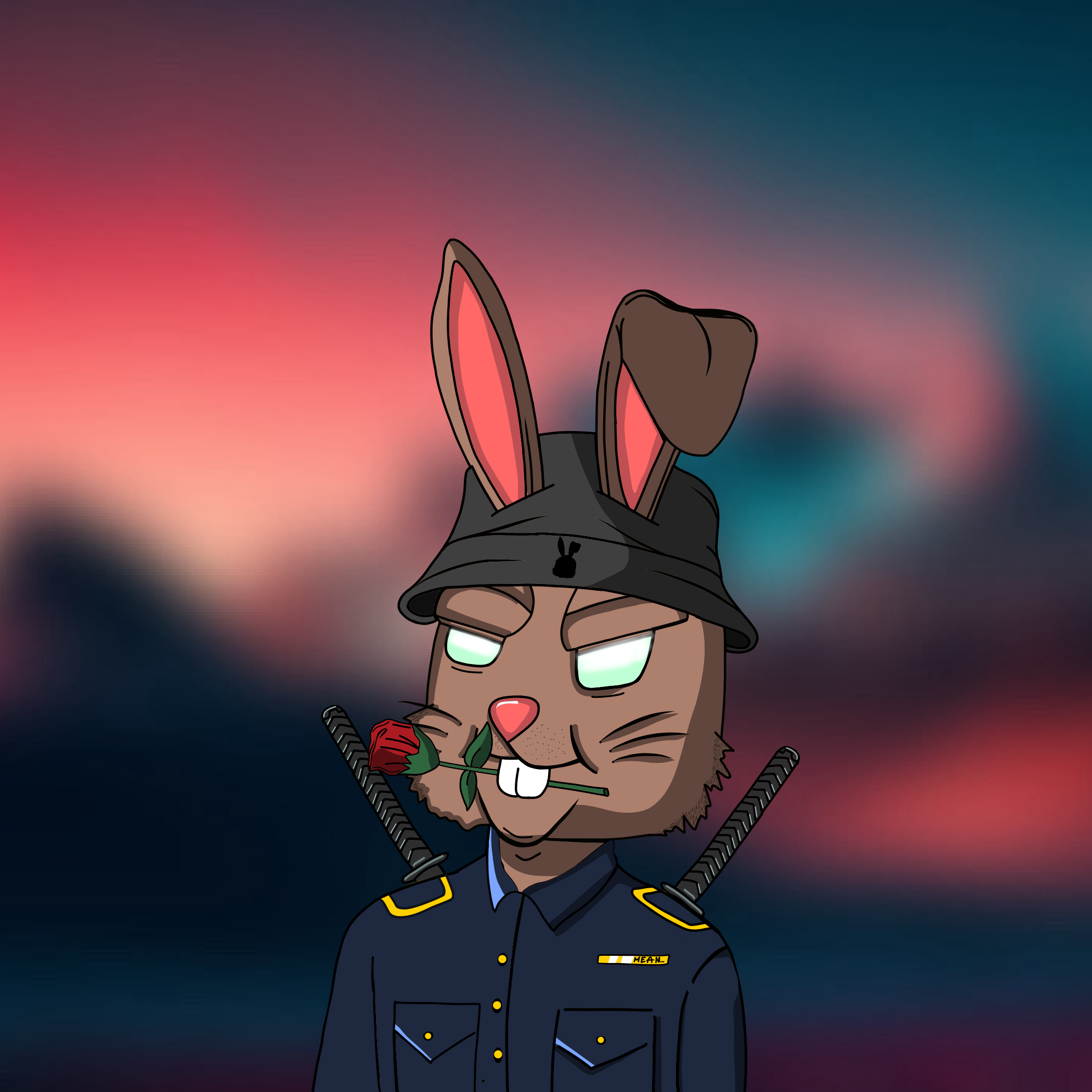 Mean Rabbit V1 #681 NFT on Algorand