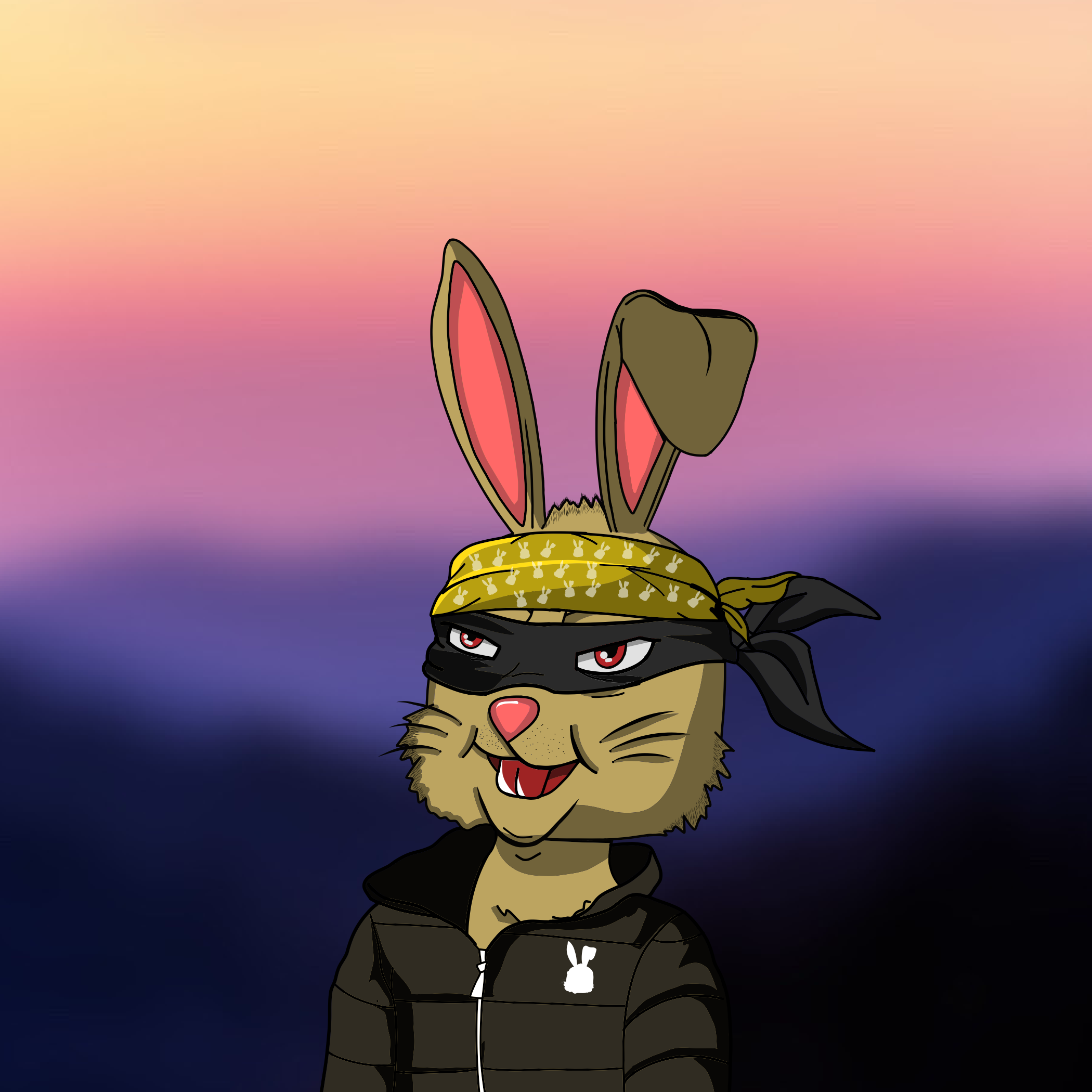 Mean Rabbit V1 #684 NFT on Algorand