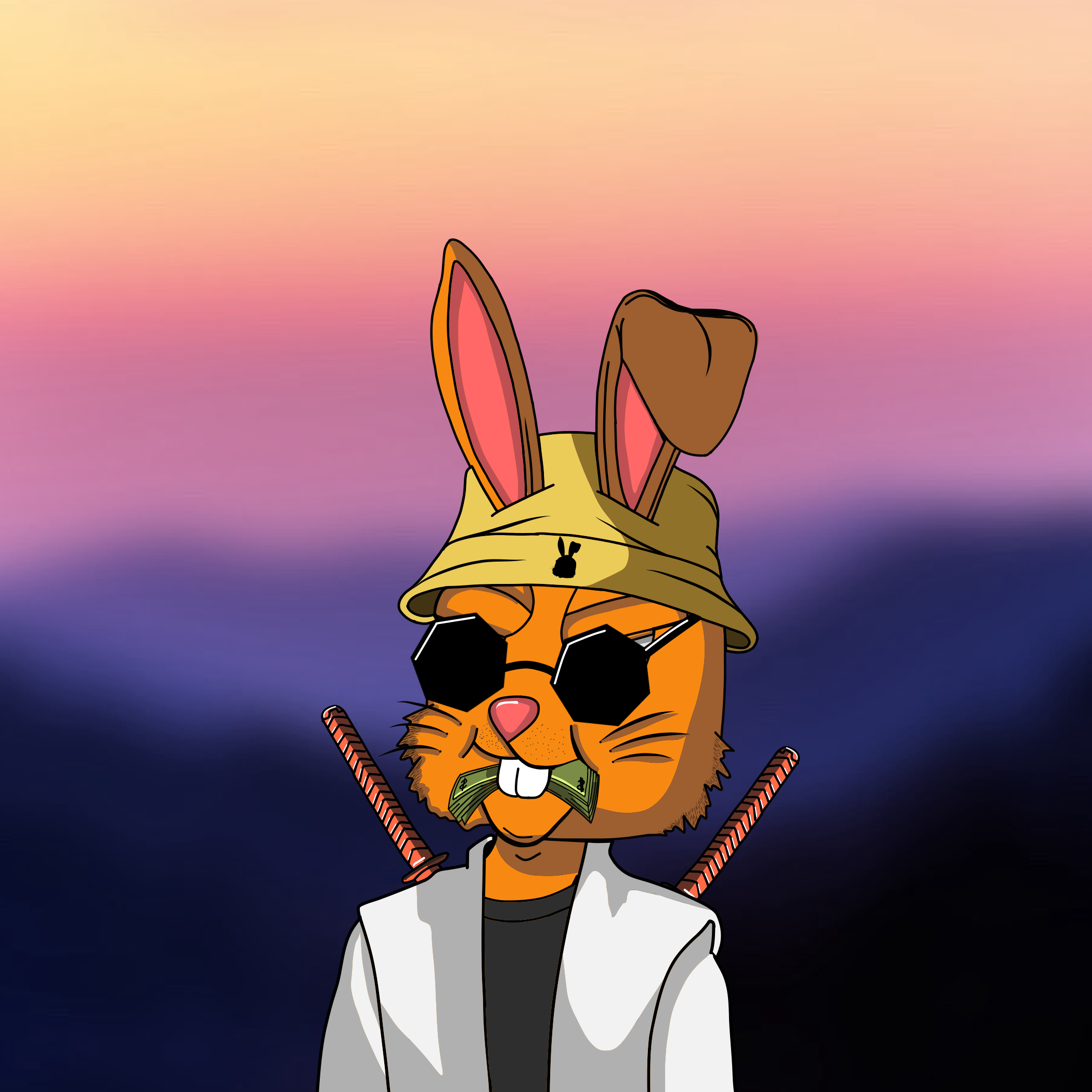 Mean Rabbit V1 #707 NFT on Algorand