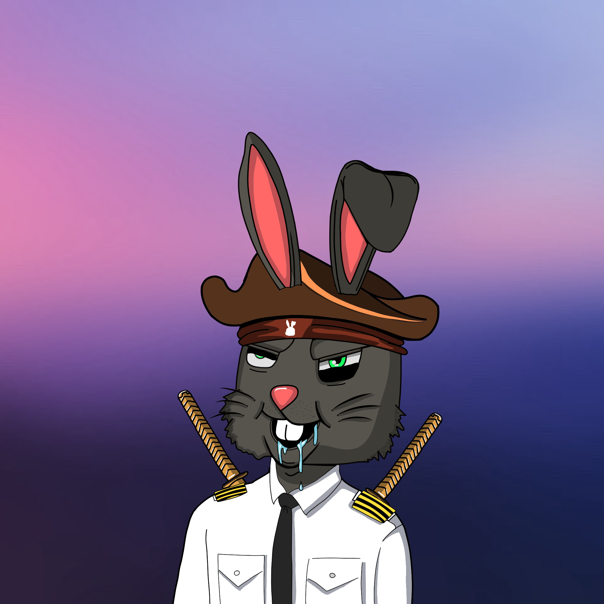Mean Rabbit V1 #712 NFT on Algorand