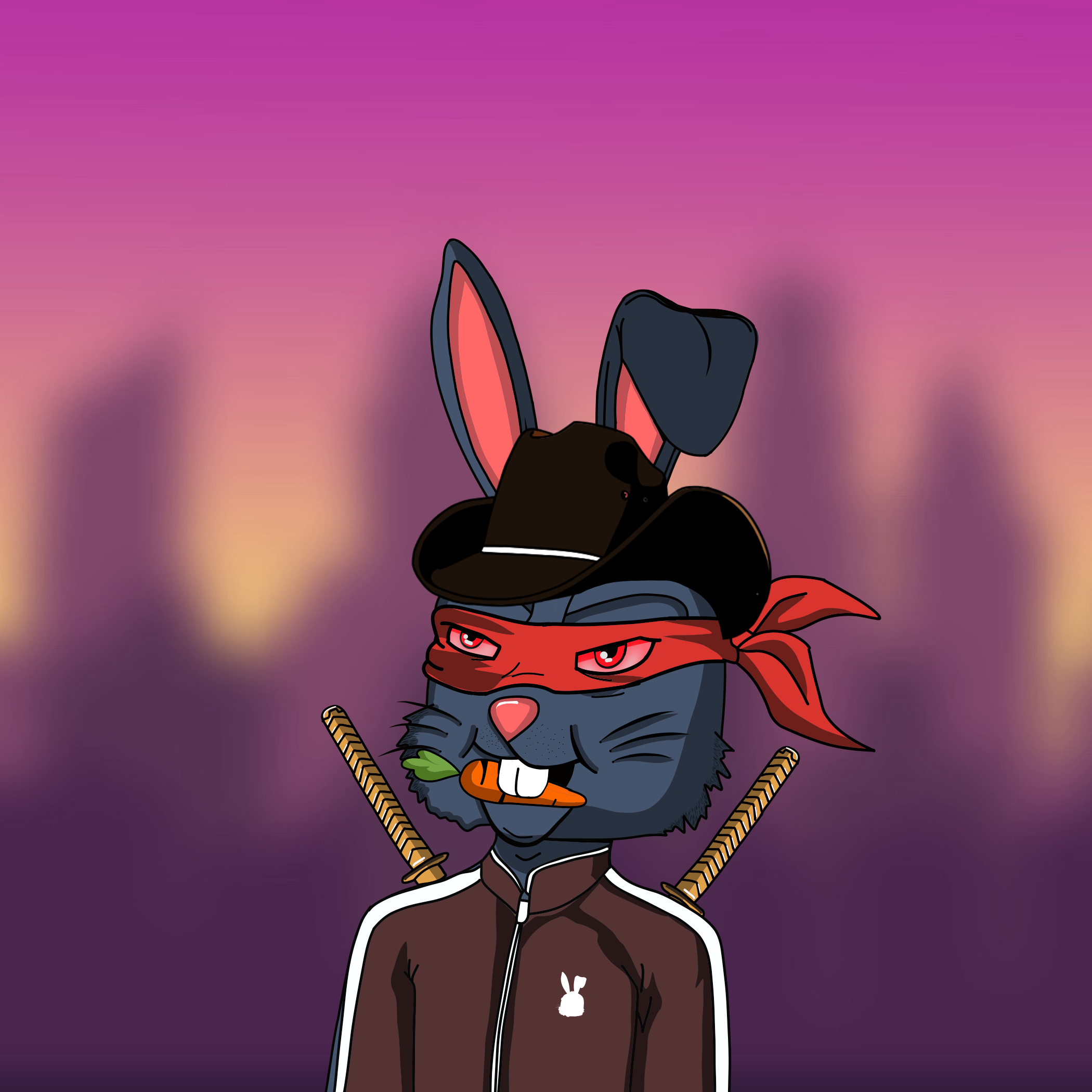 Mean Rabbit V1 #715 NFT on Algorand