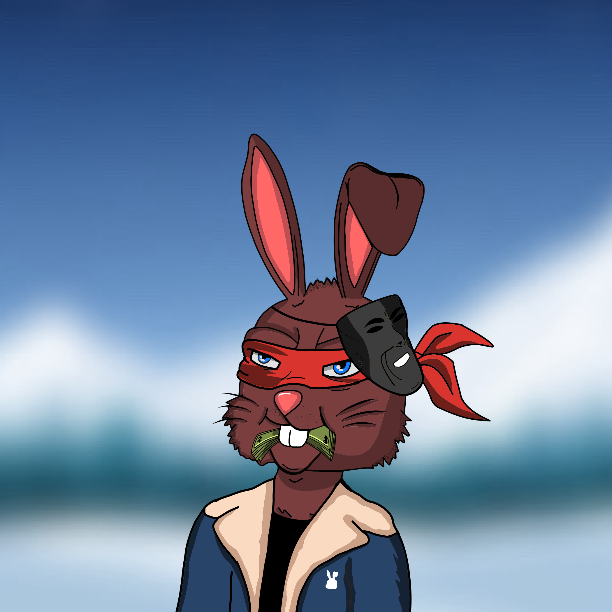 Mean Rabbit V1 #718 NFT on Algorand