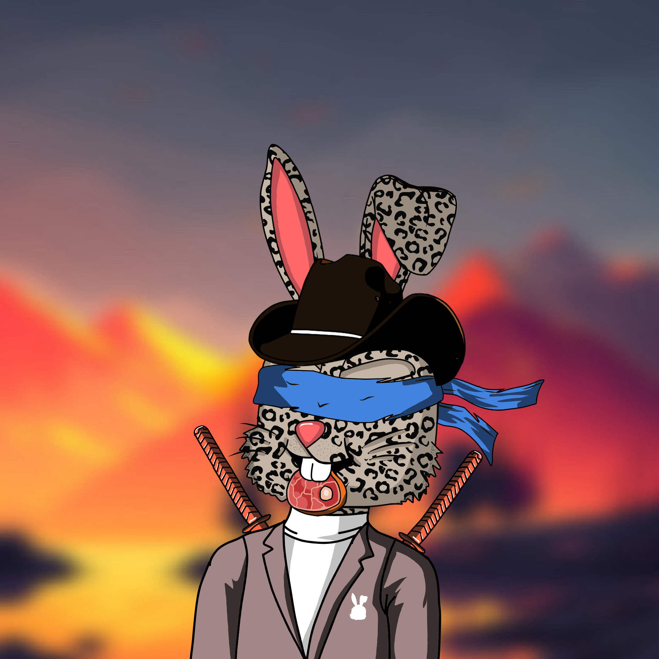 Mean Rabbit V1 #719 NFT on Algorand