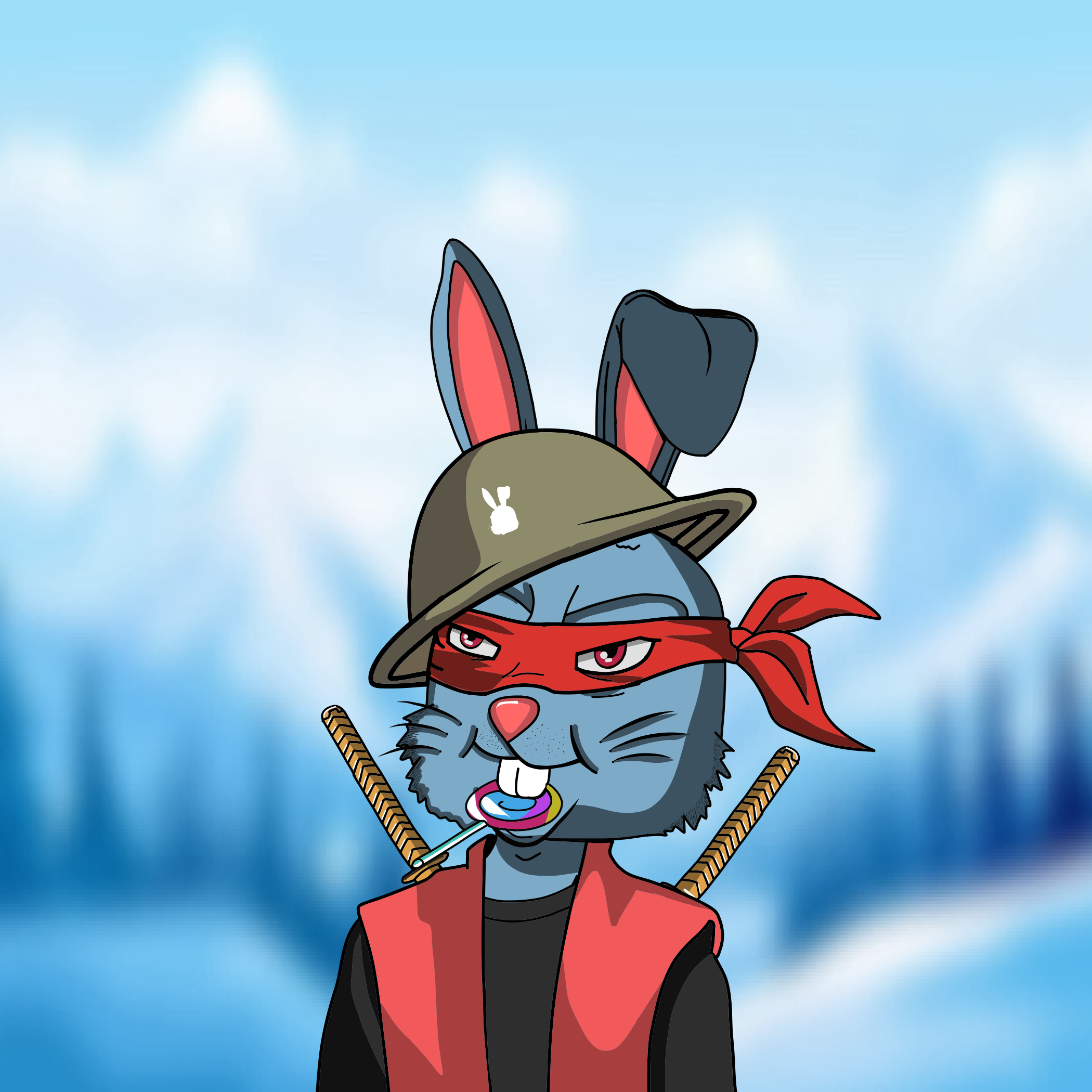 Mean Rabbit V1 #726 NFT on Algorand
