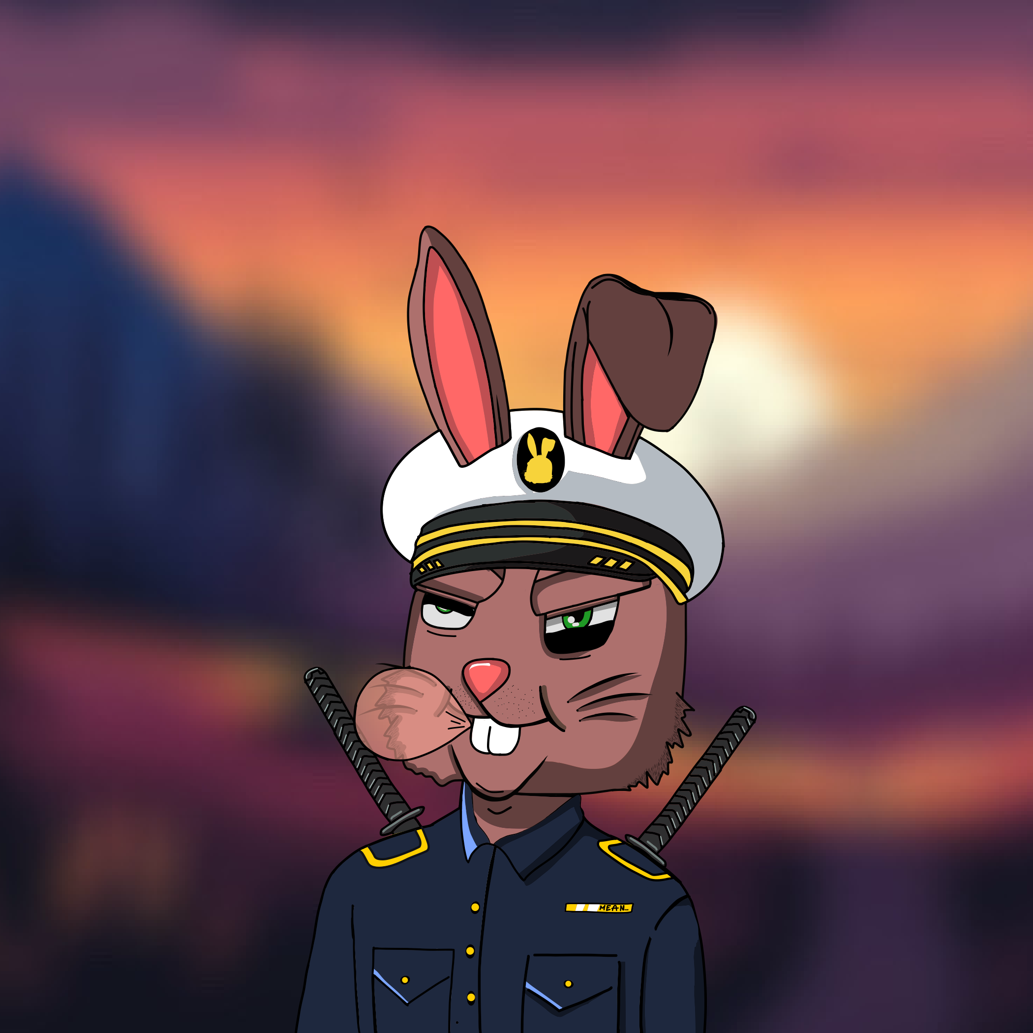 Mean Rabbit V1 #214 NFT on Algorand