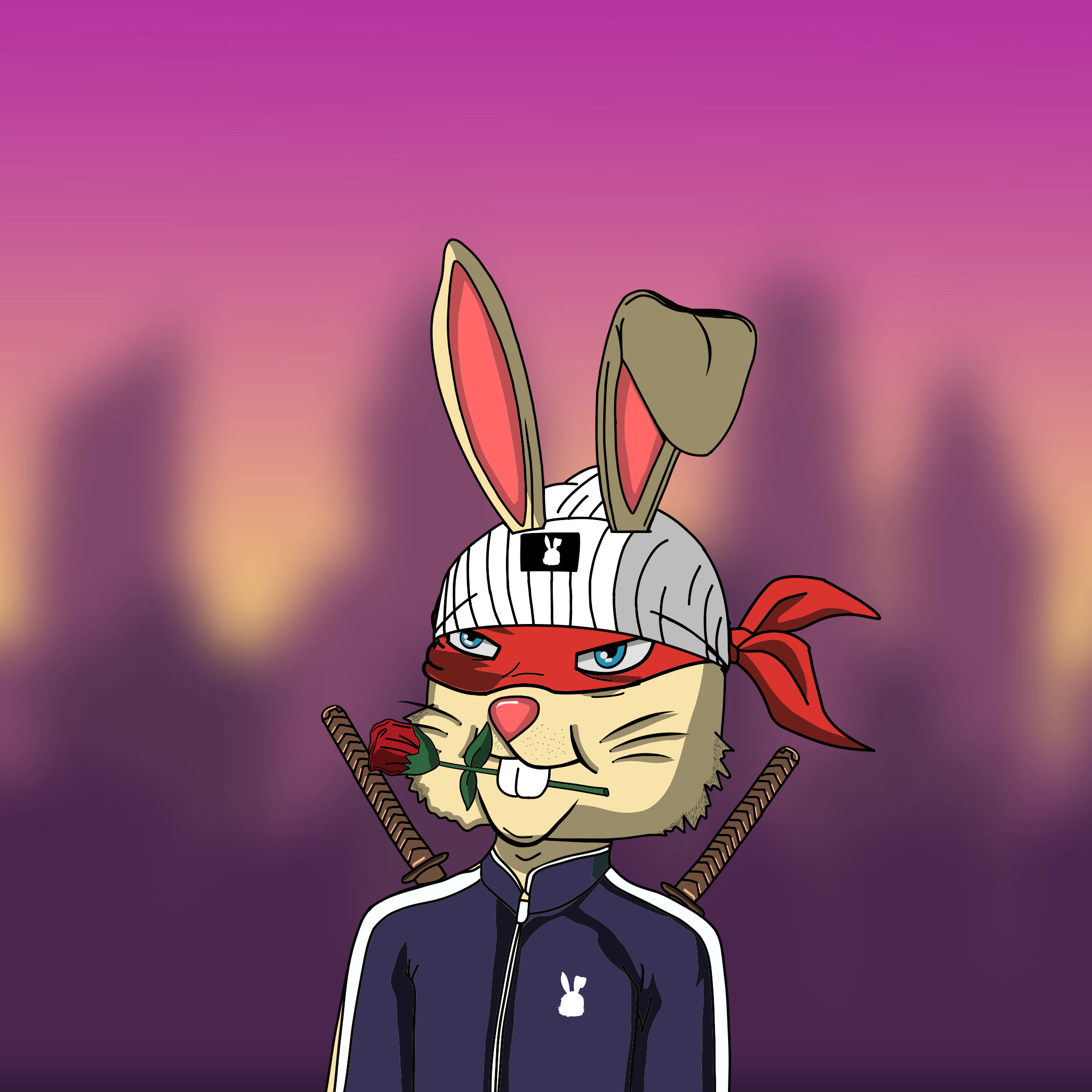 Mean Rabbit V1 #217 NFT on Algorand