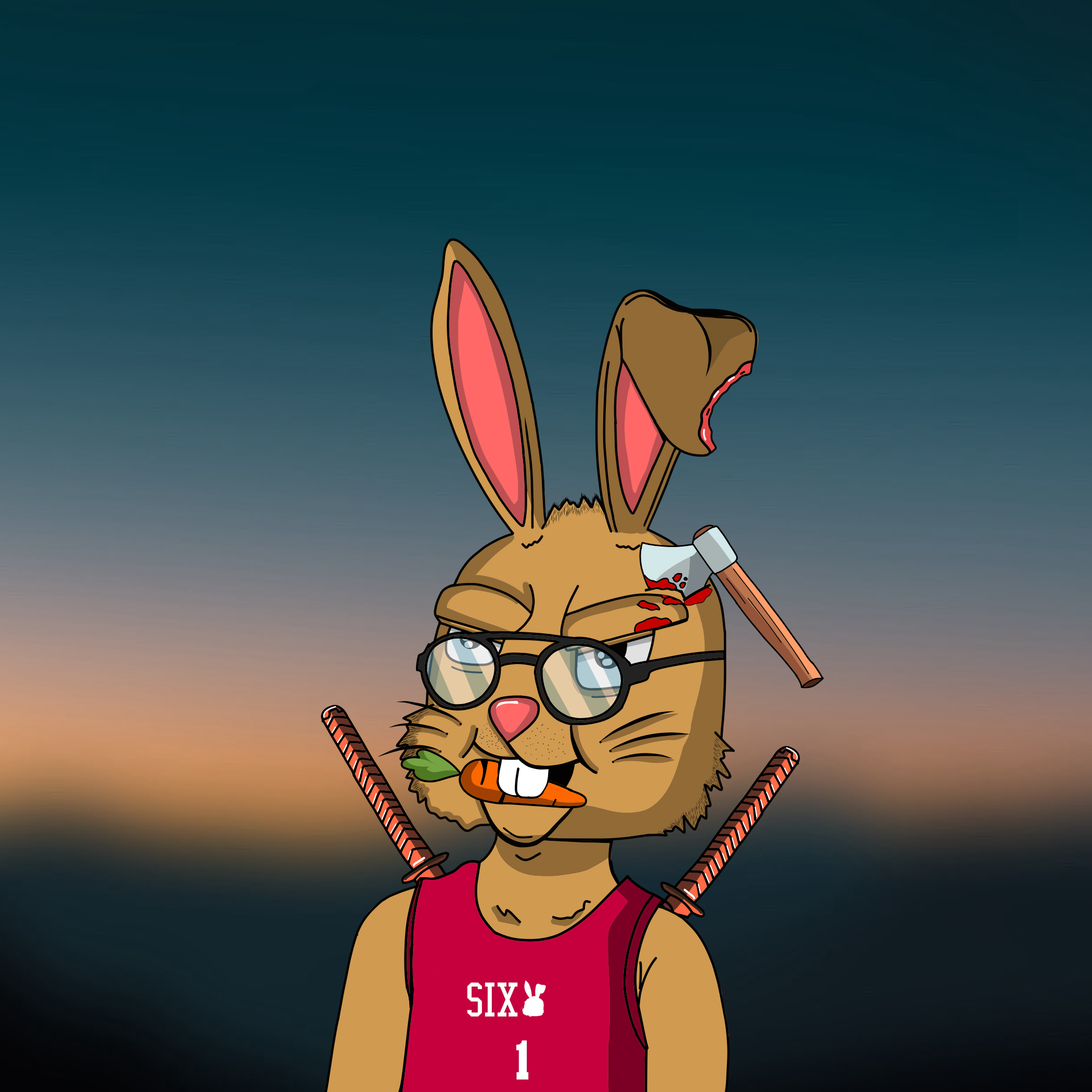 Mean Rabbit V1 #223 NFT on Algorand