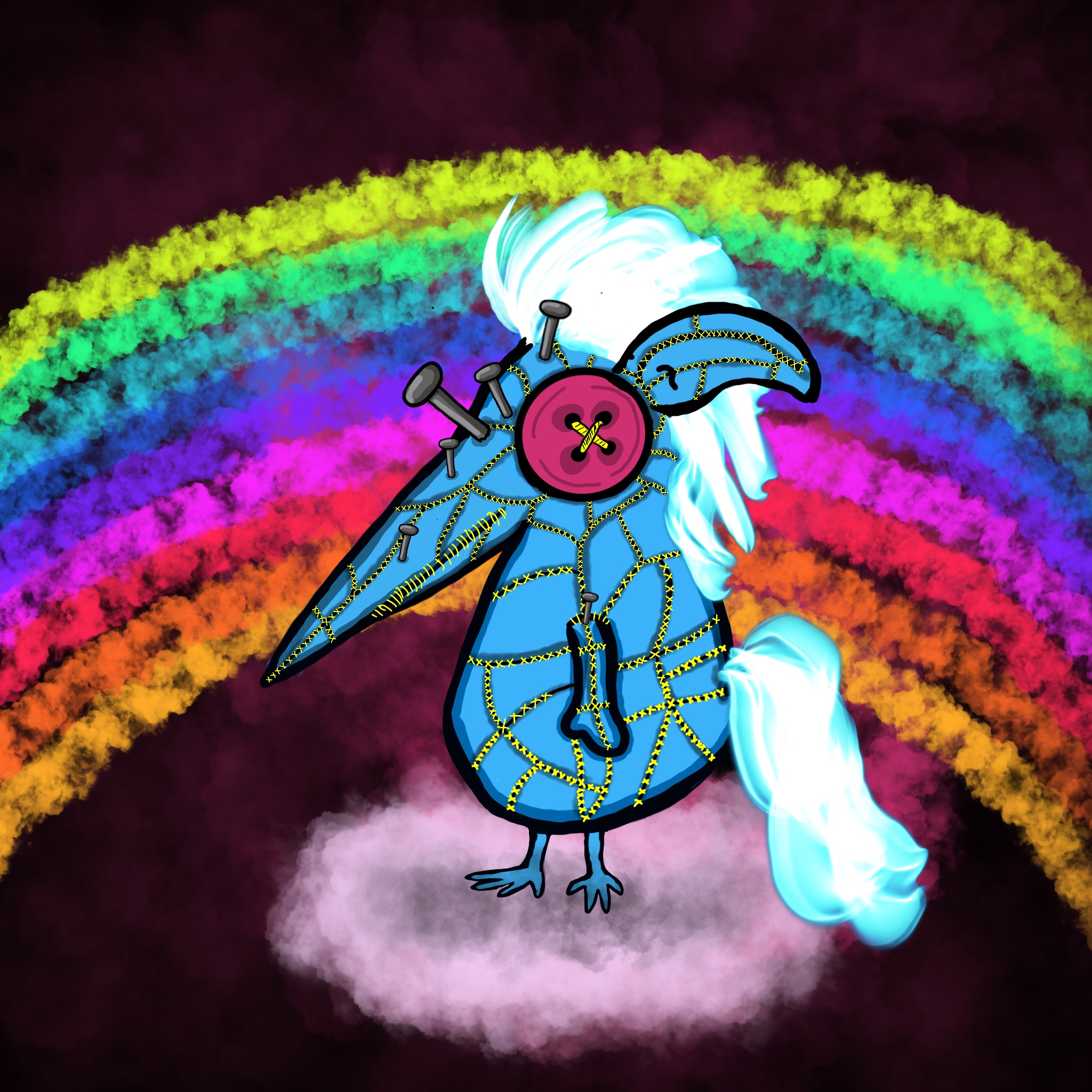 Voodoo Rainbow Horse