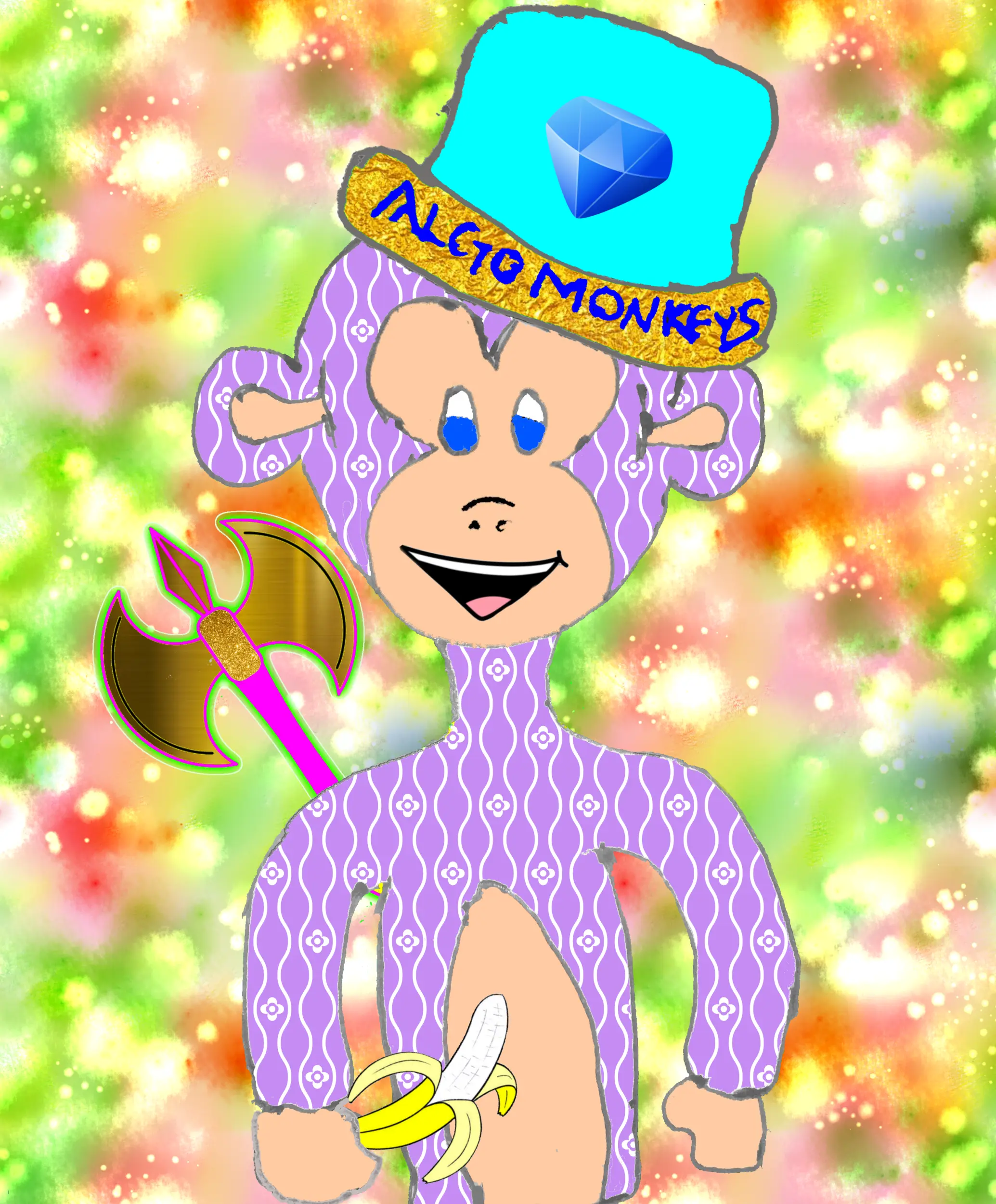 Algo Monkeys #67 NFT on Algorand