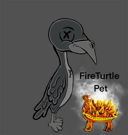 Fire Turtle Pet