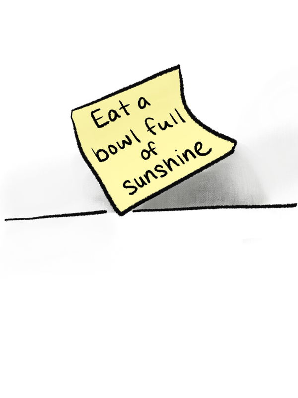 An image of Note, Eat a bowl full