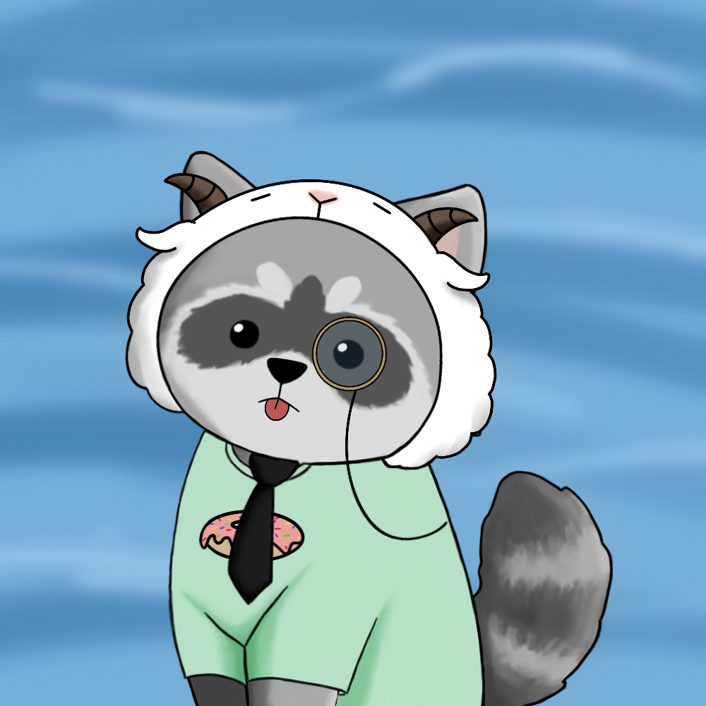 Raccoon #870 NFT on Algorand
