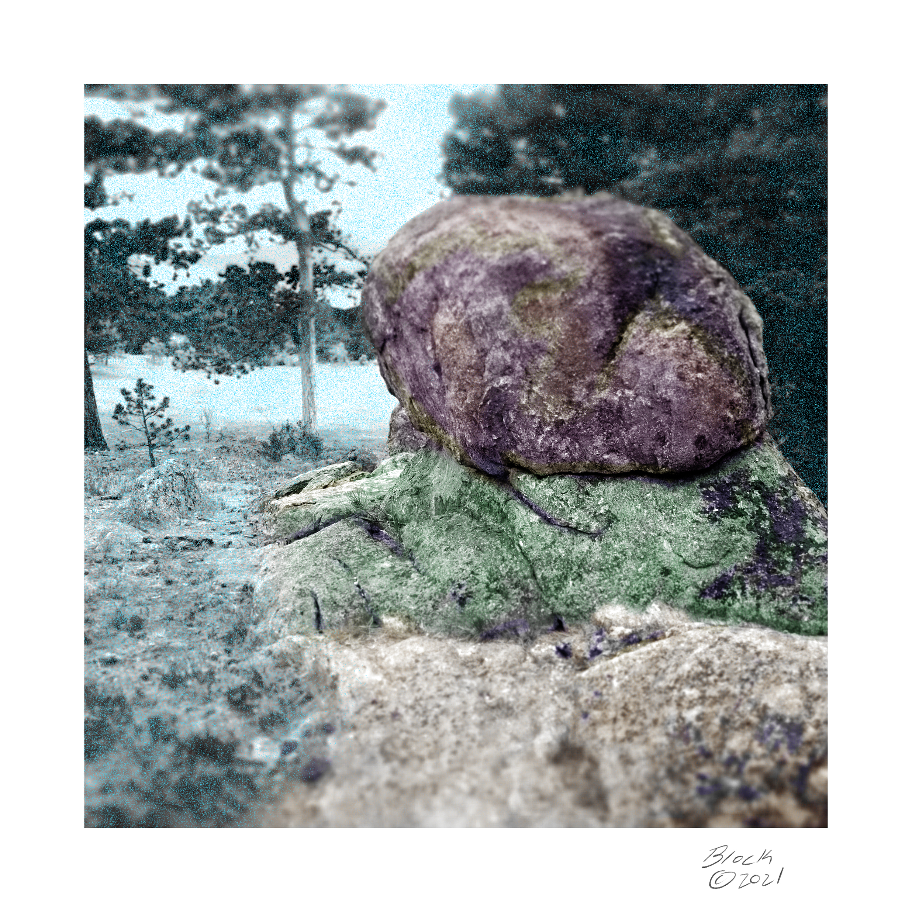 Hard Rock (Hand Painted #4) NFT on Algorand