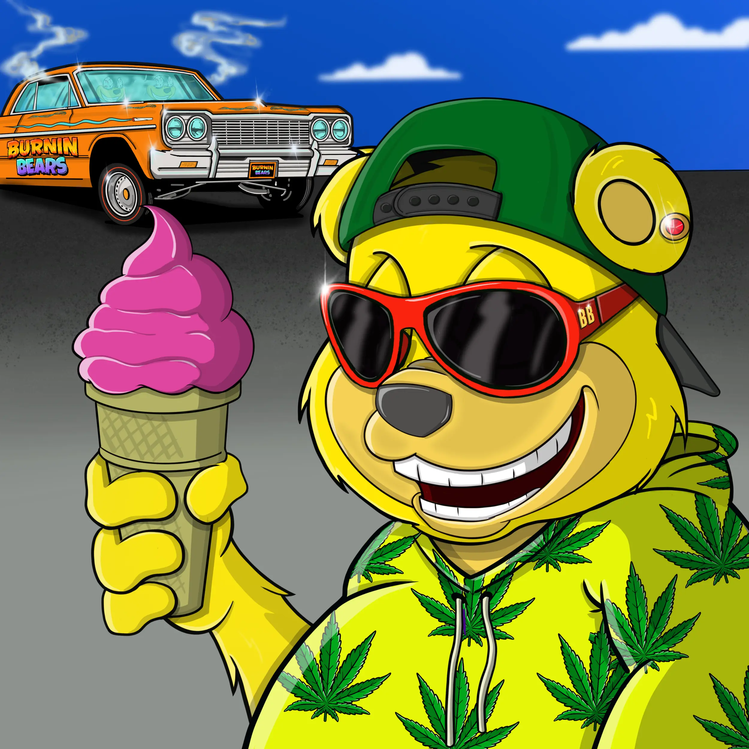 Burnin Bears #655 NFT on Algorand