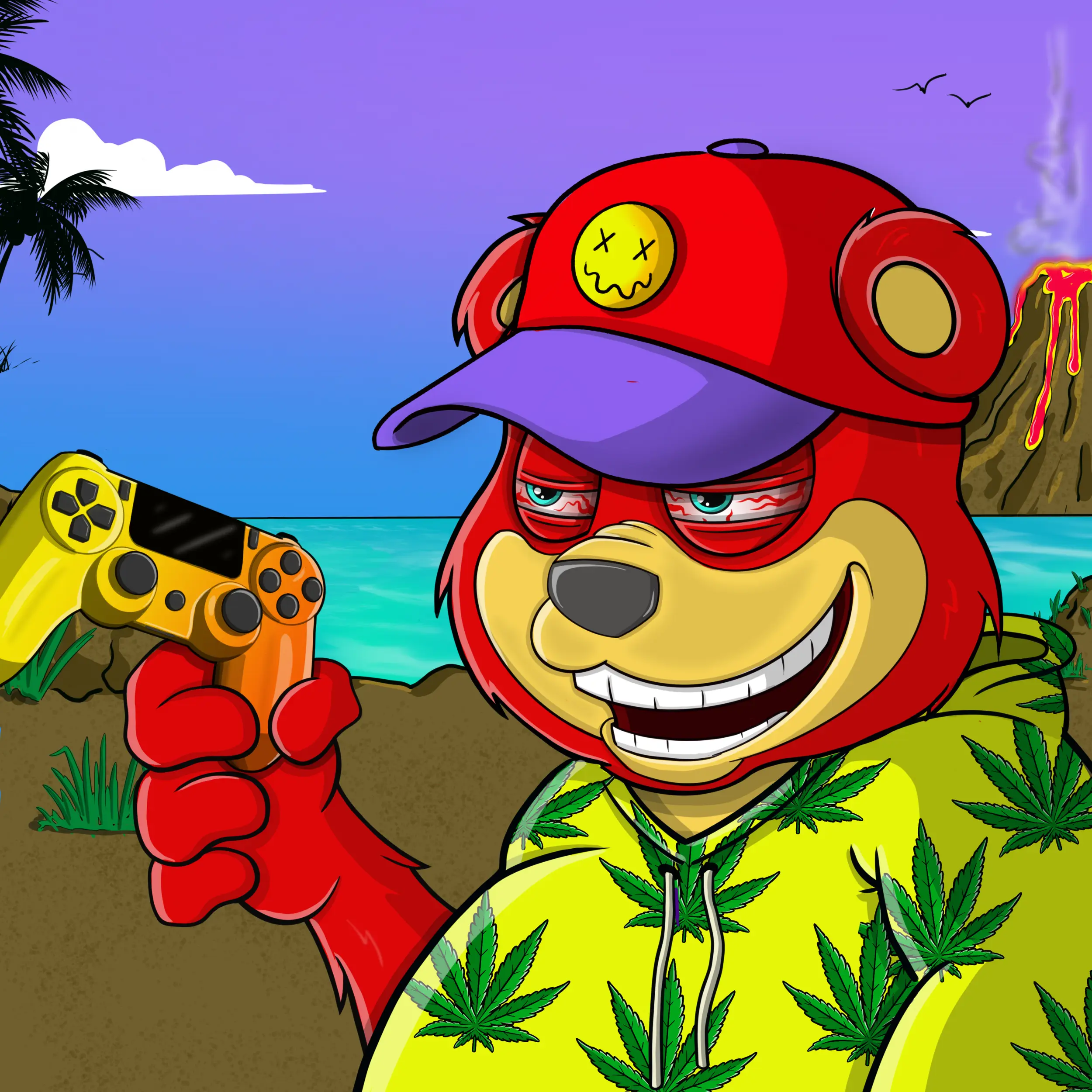 Burnin Bears #482 NFT on Algorand