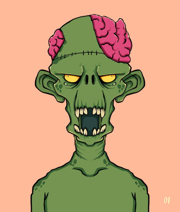 An image of Algo zombie #001