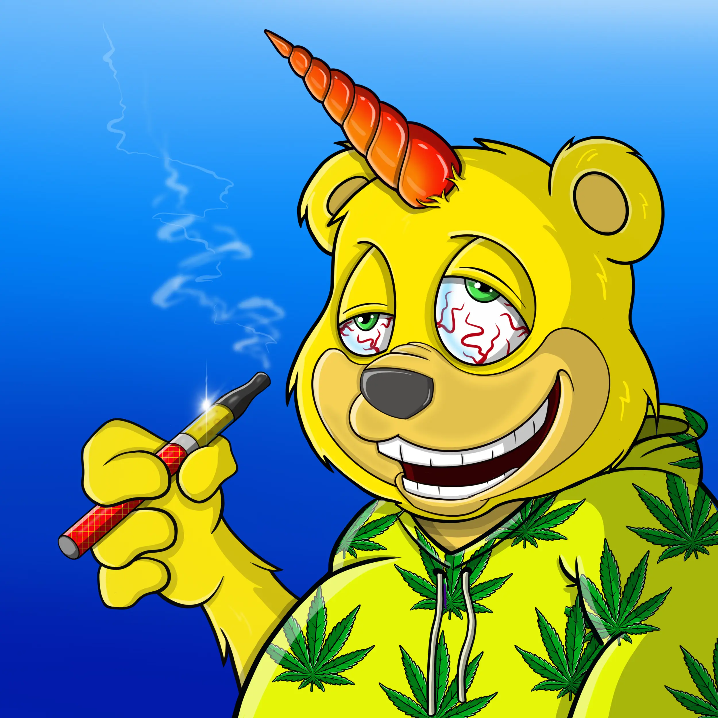 Burnin Bears #1671 NFT on Algorand