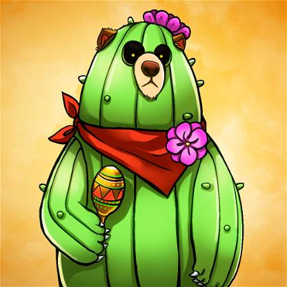 (#065) Beary the Cactus