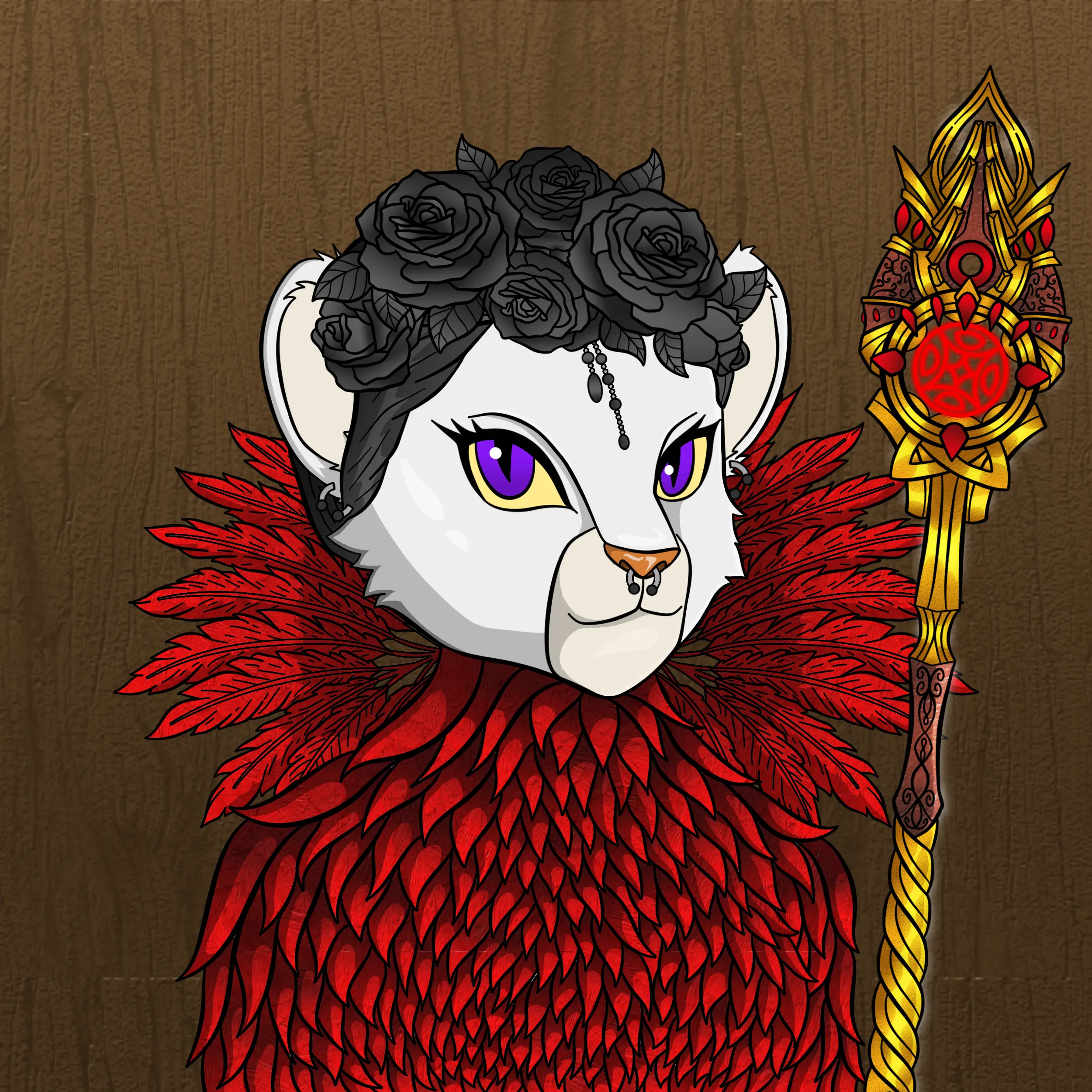 WickedQueen #185 NFT on Algorand