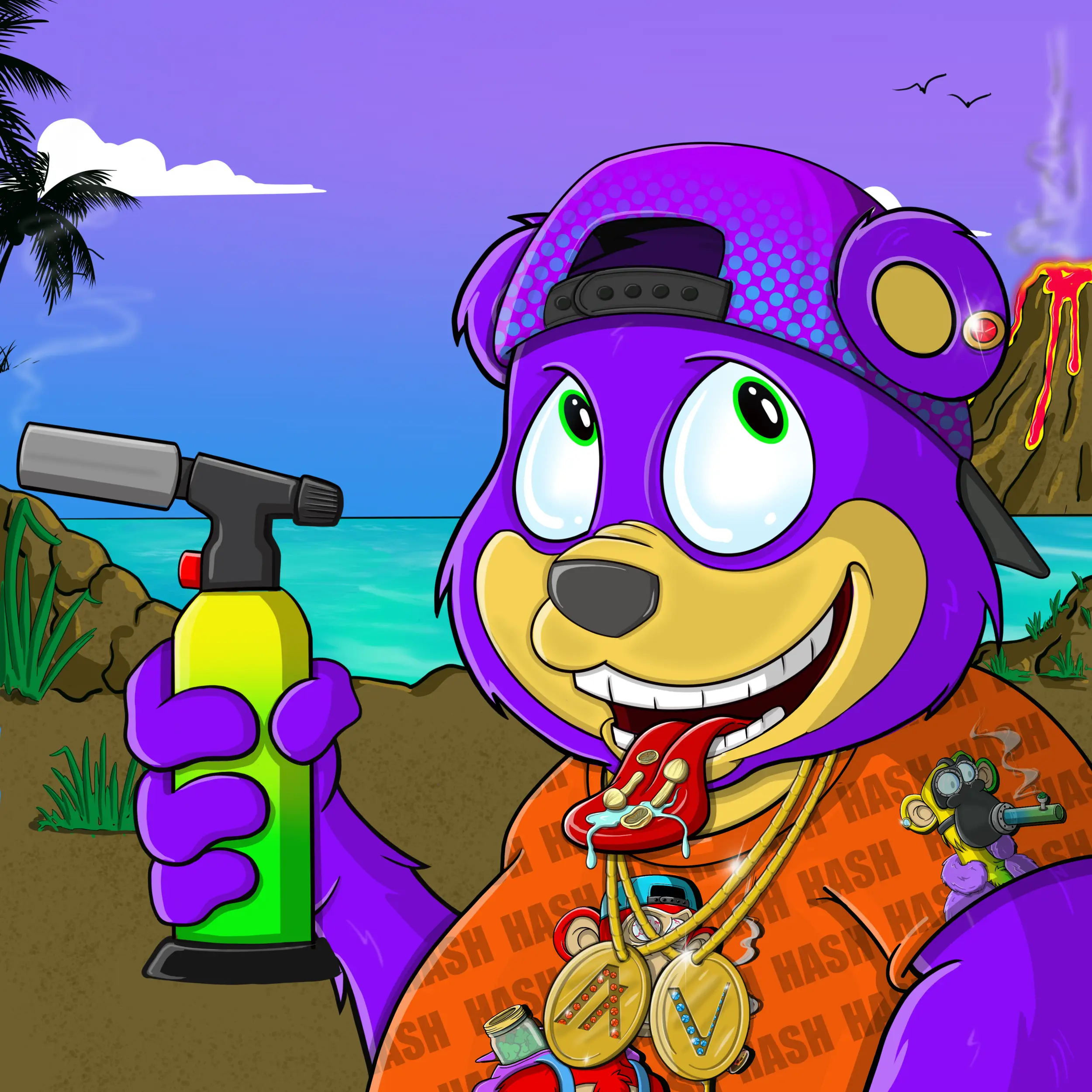 Burnin Bears #645 NFT on Algorand