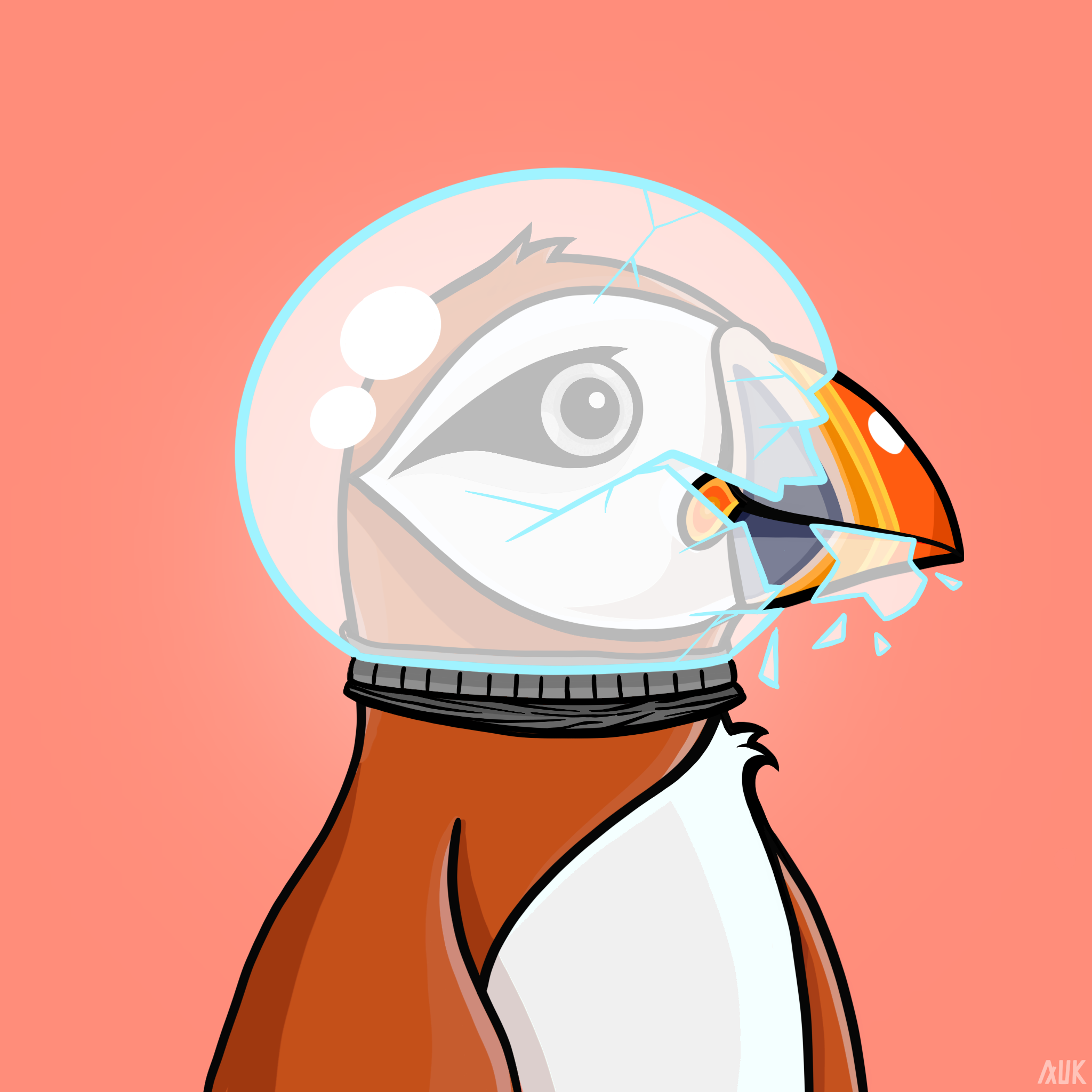 Poppin Puffins #6676 NFT on Algorand