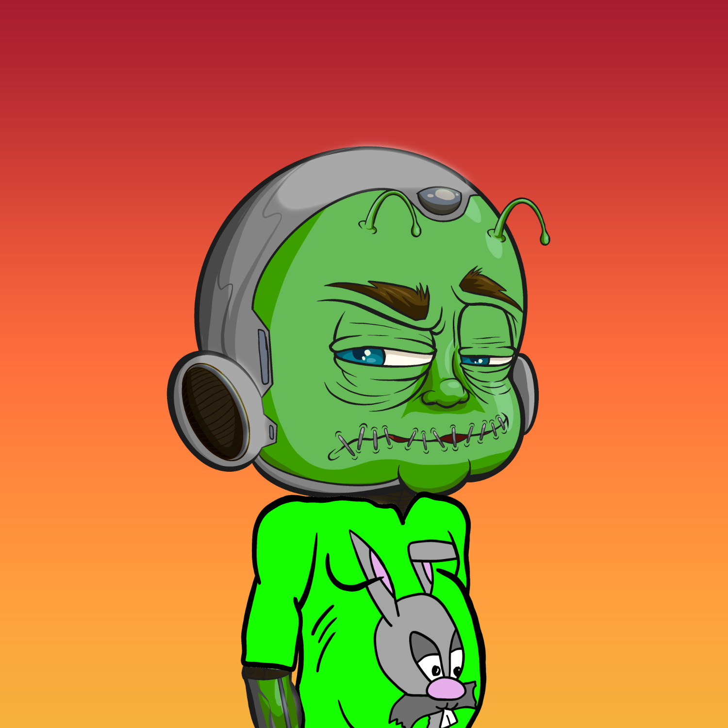 CRAZY CLONE 828 NFT on Algorand