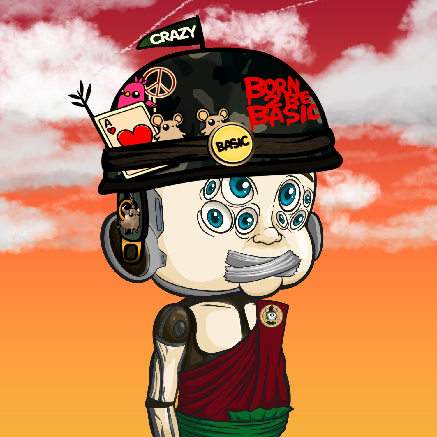 CRAZY CLONE 861 NFT on Algorand