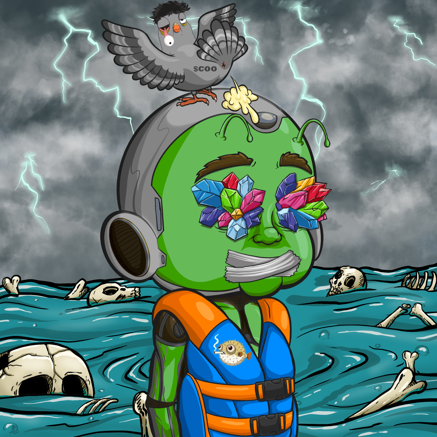 CRAZY CLONE 893 NFT on Algorand