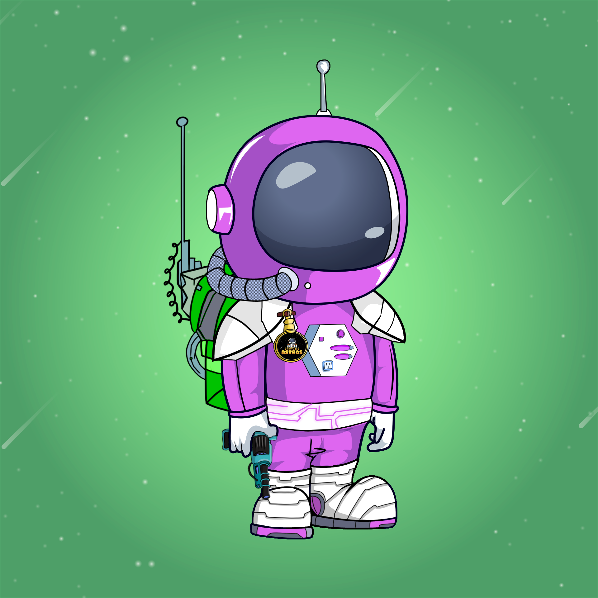 Galactic Astros #1075 NFT on Algorand
