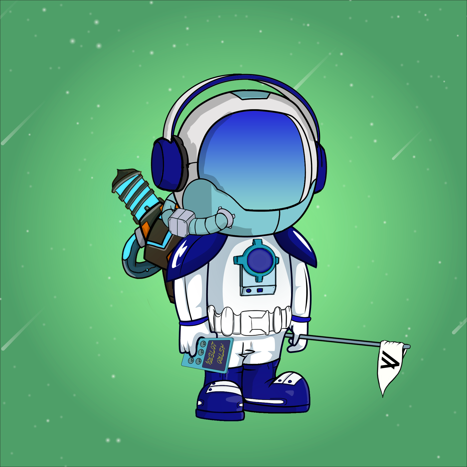 Galactic Astros #1096 NFT on Algorand