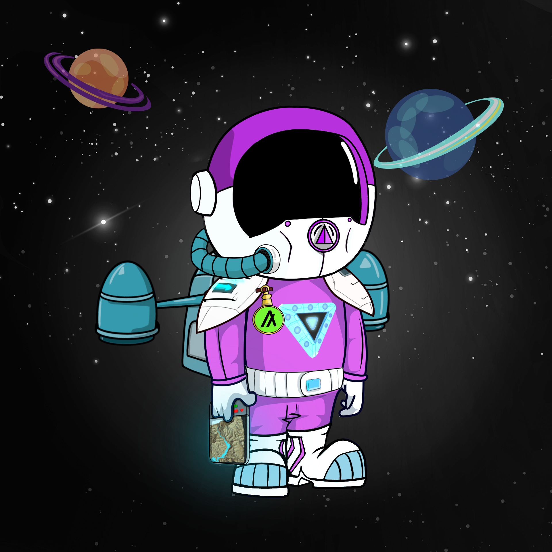 Galactic Astros #1128 NFT on Algorand
