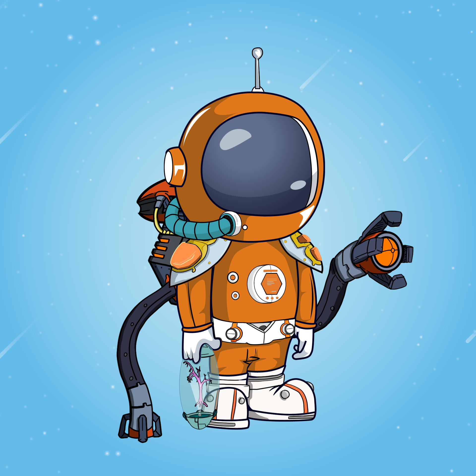 Galactic Astros #1158 NFT on Algorand