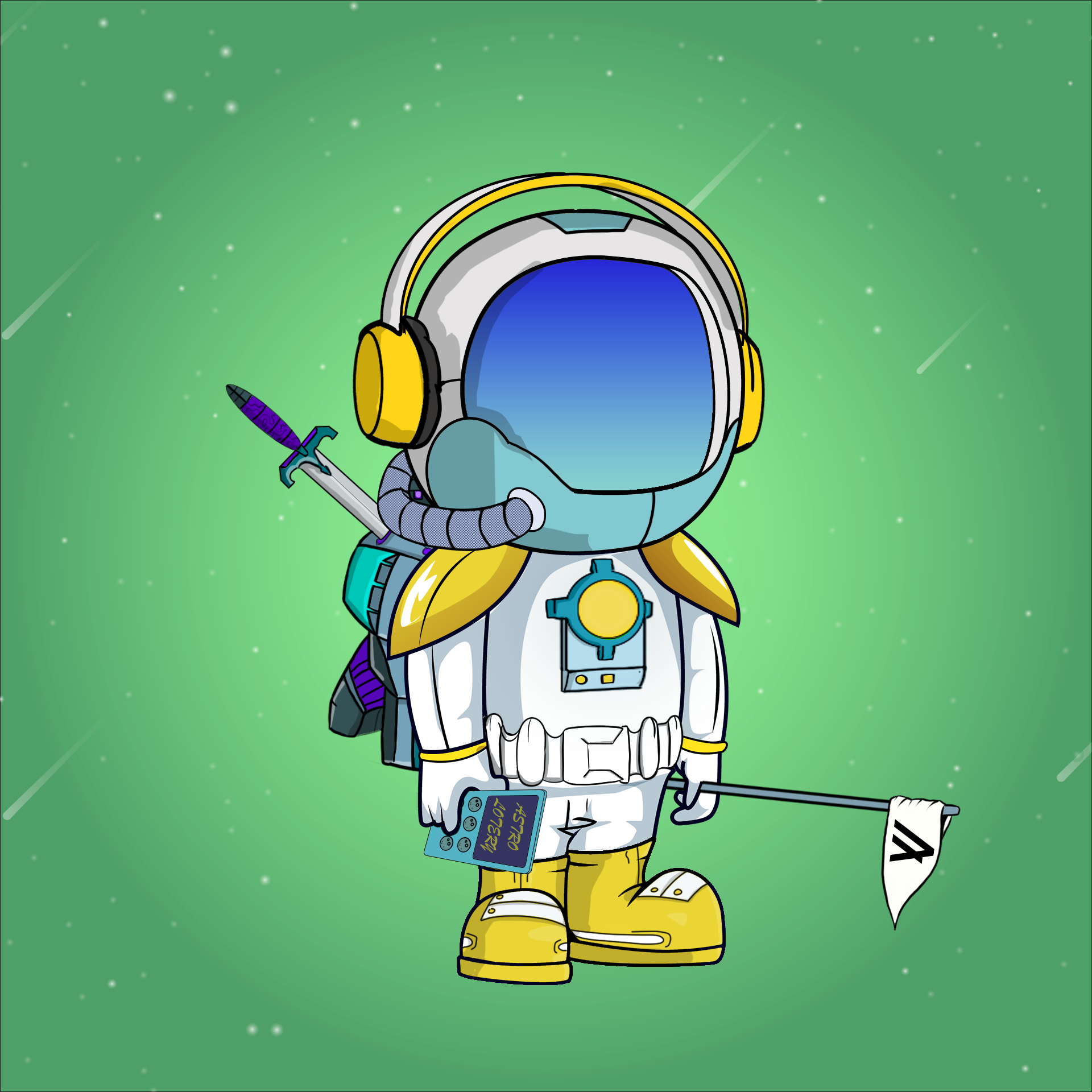 Galactic Astros #1175 NFT on Algorand