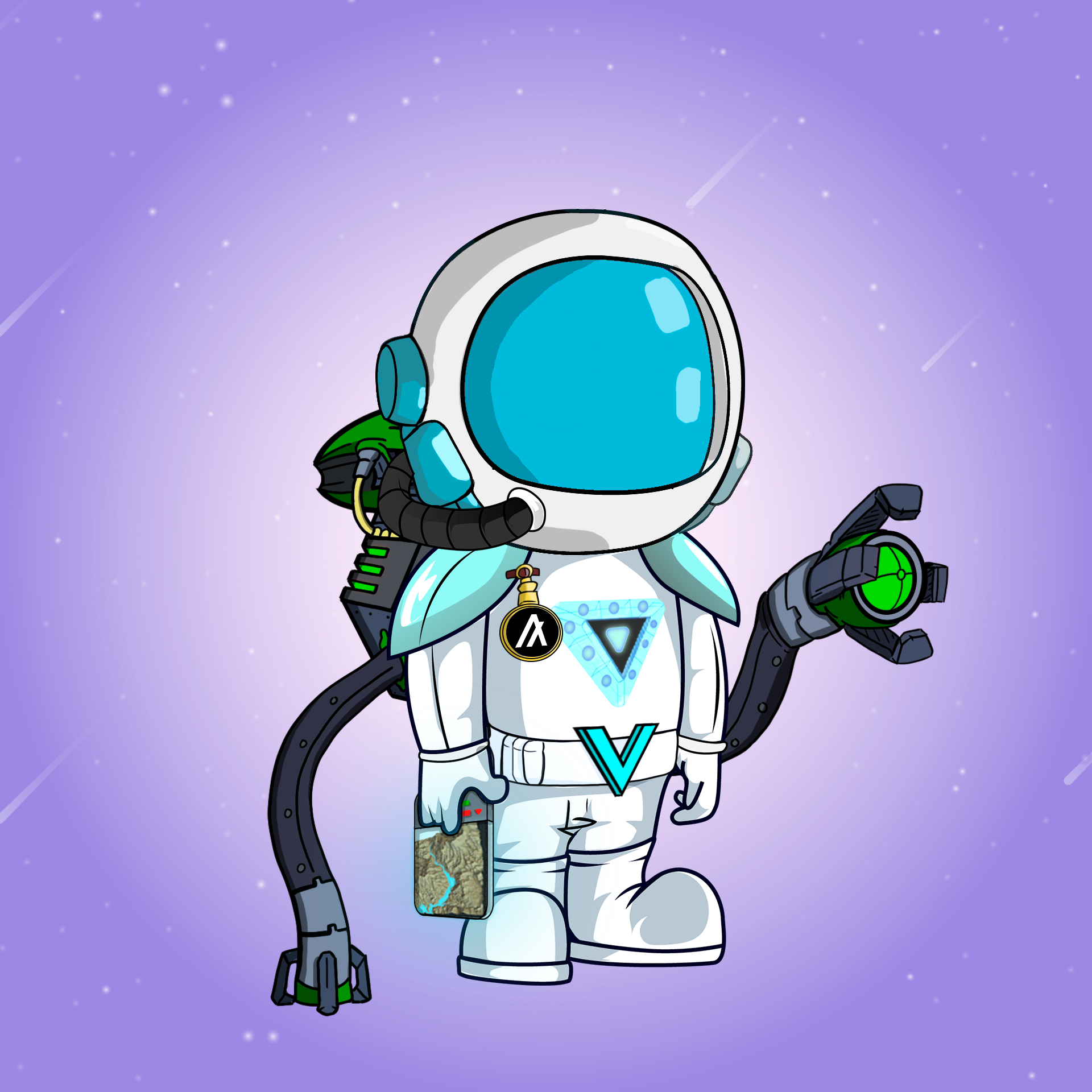 Galactic Astros #1195 NFT on Algorand