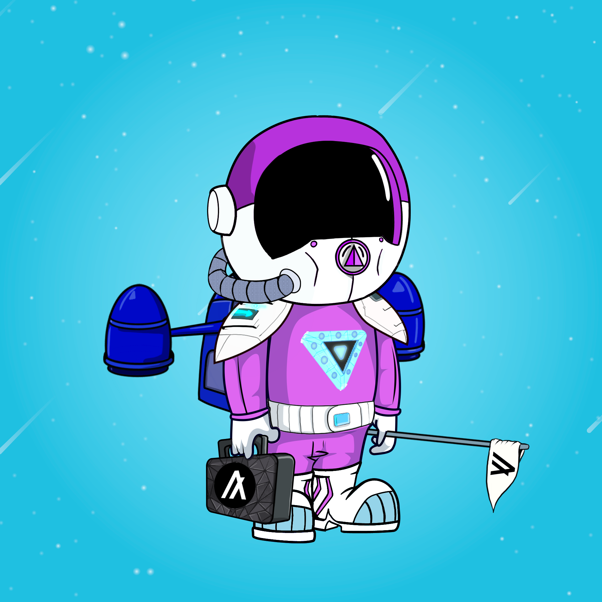 Galactic Astros #1200 NFT on Algorand