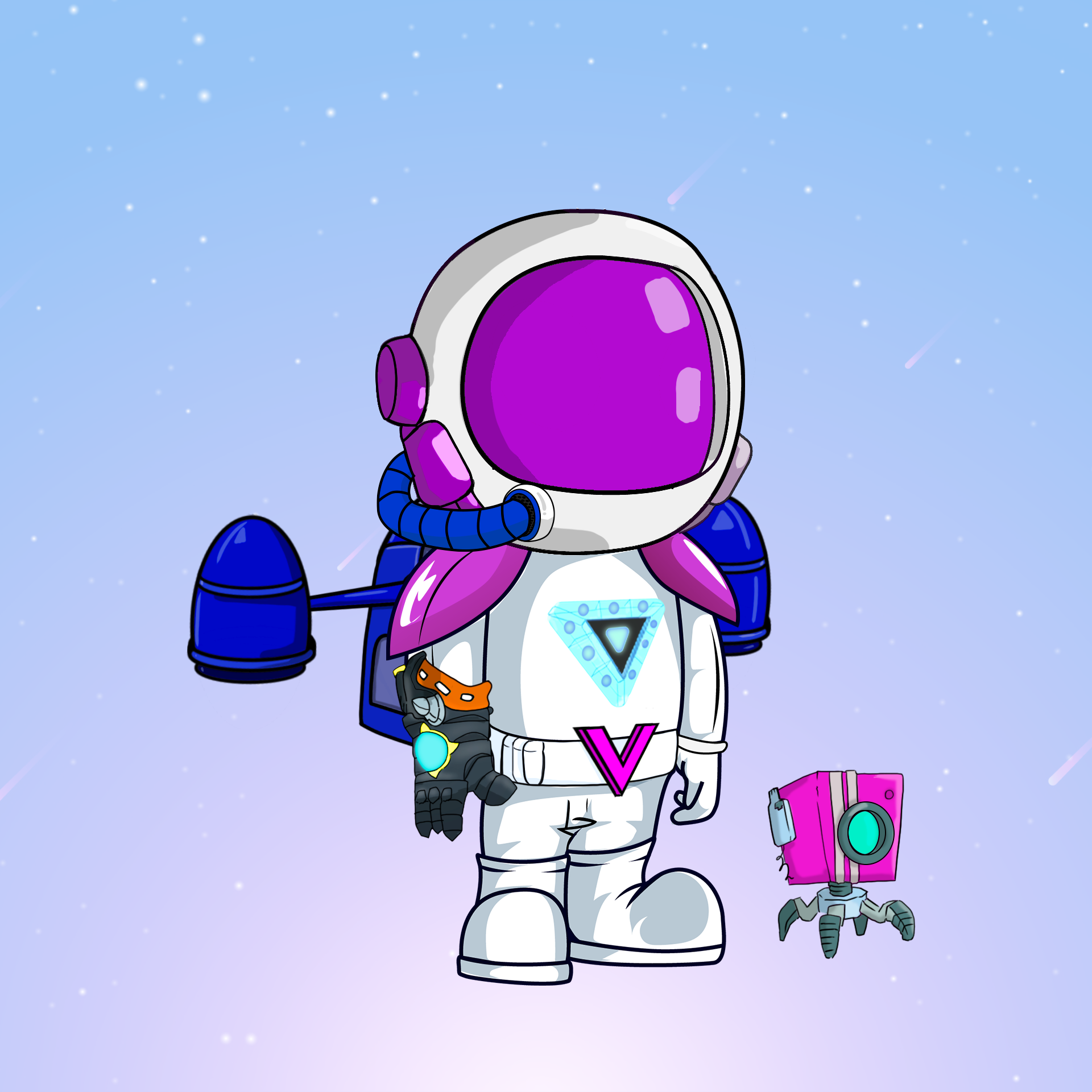 Galactic Astros #1218 NFT on Algorand