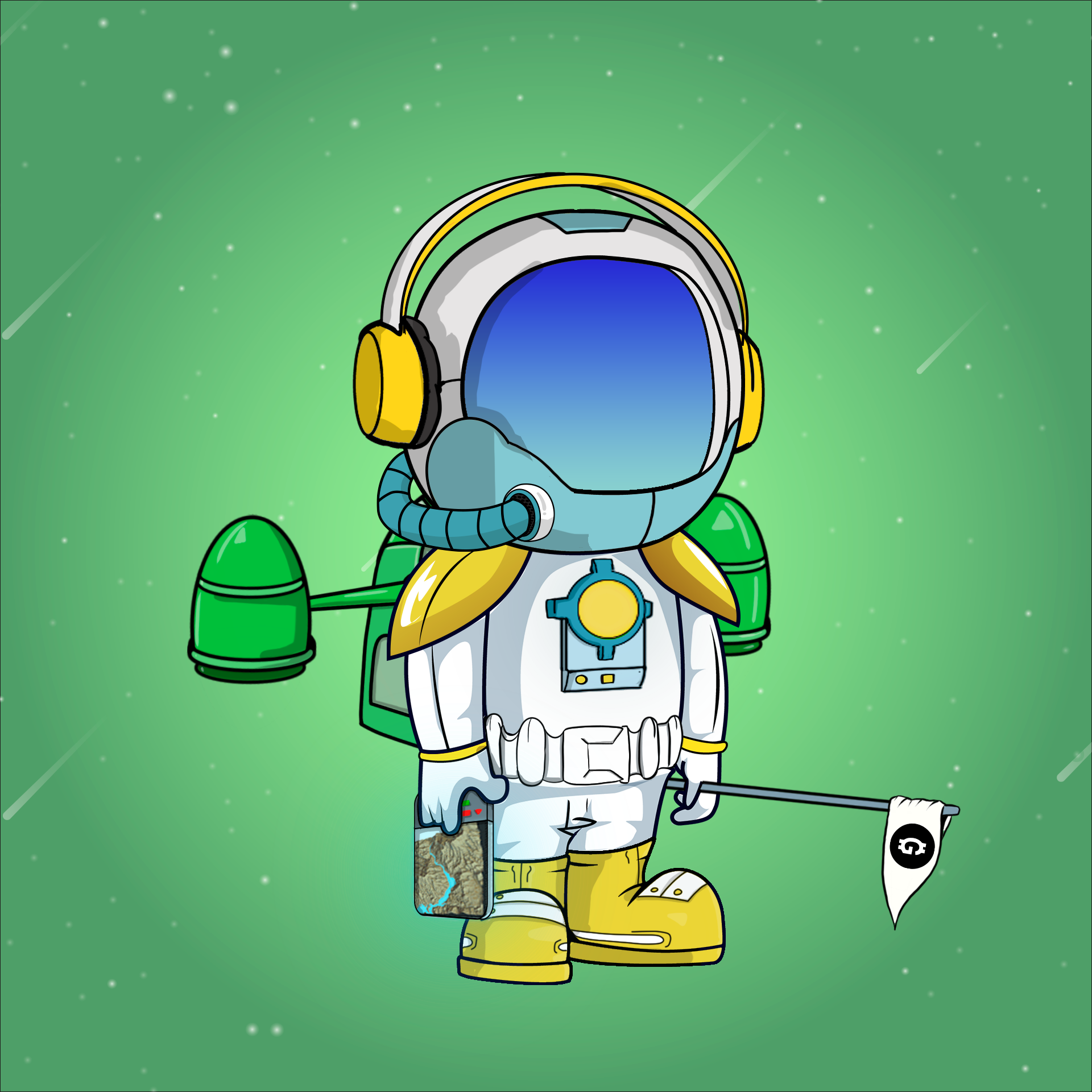 Galactic Astros #1253 NFT on Algorand