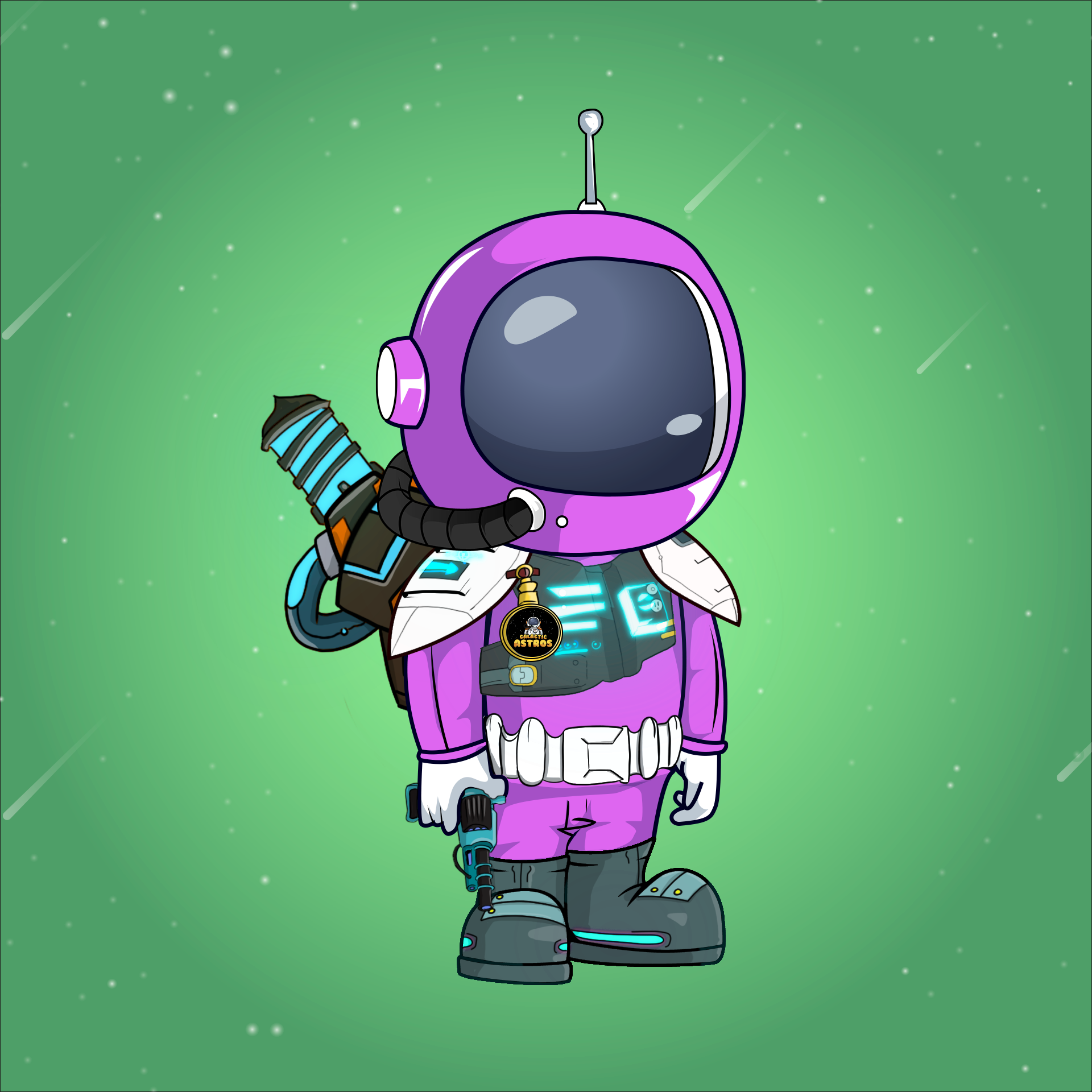 Galactic Astros #1256 NFT on Algorand
